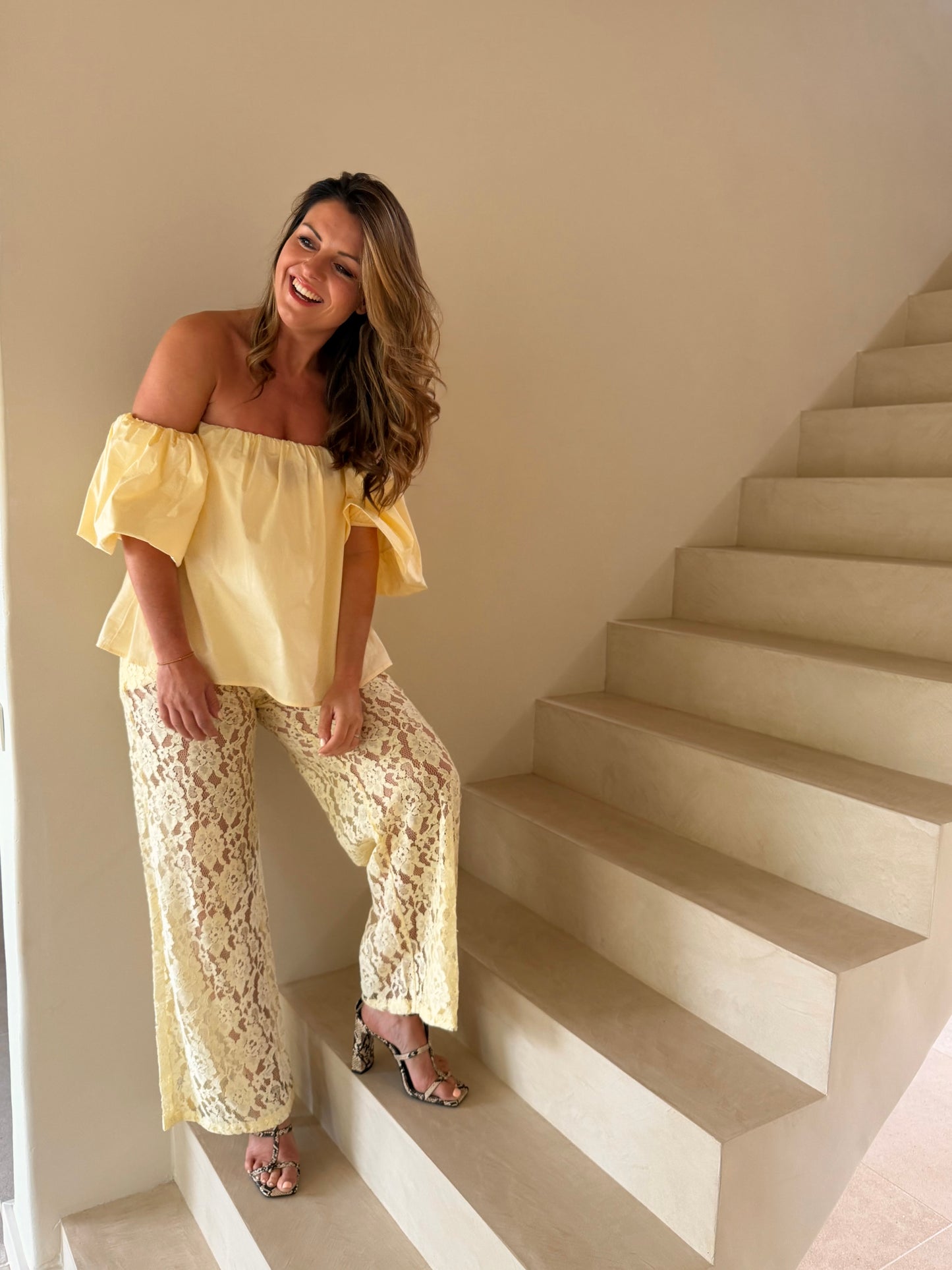 Harper Broek Geel