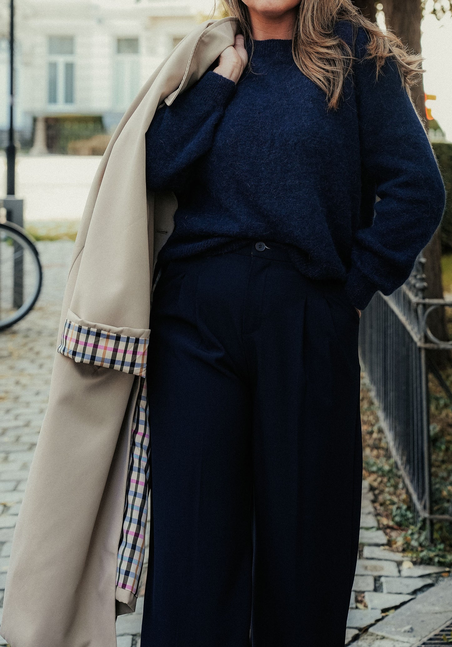 Rachelle Pants Marine Blauw