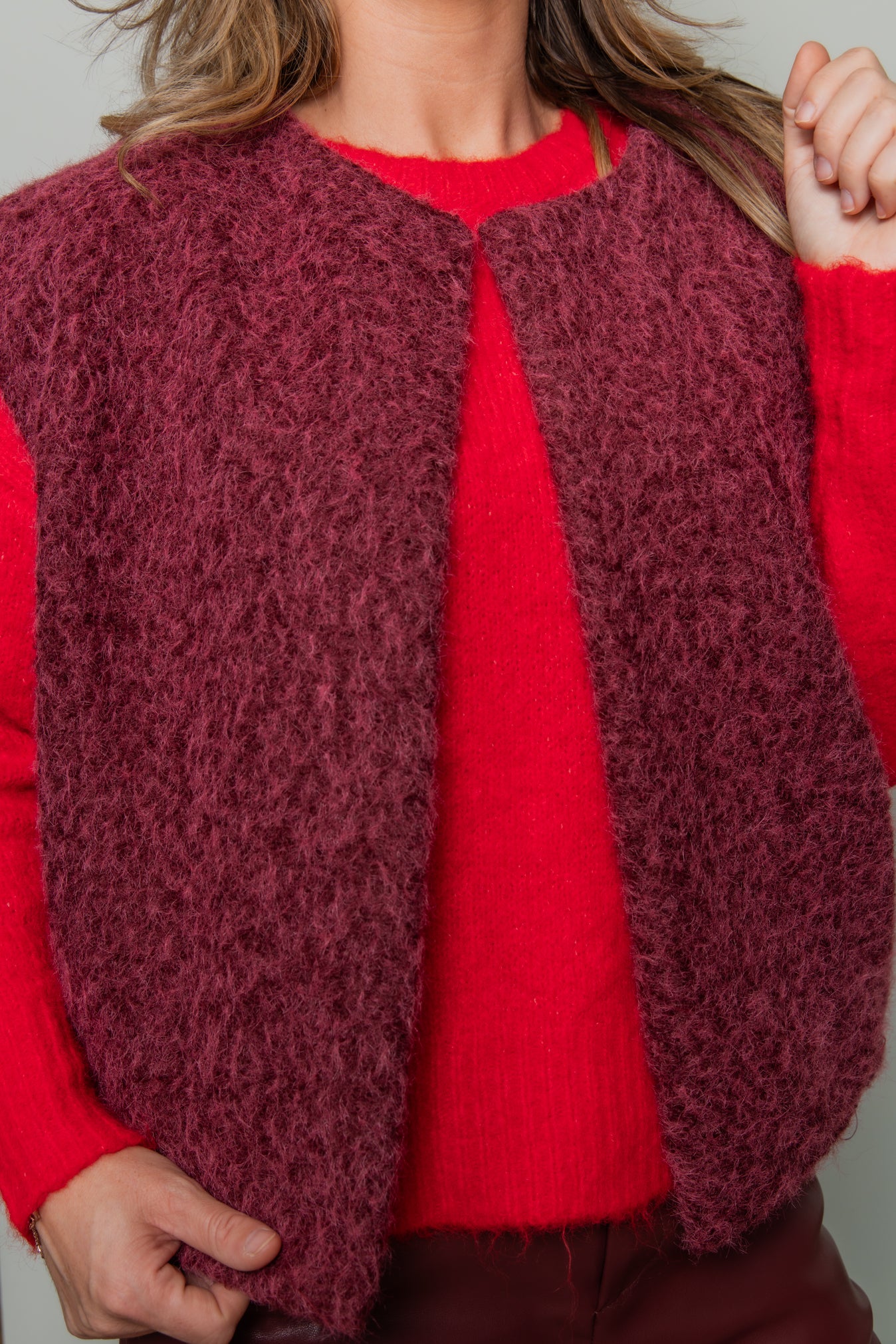 Piper Gilet Bordeaux