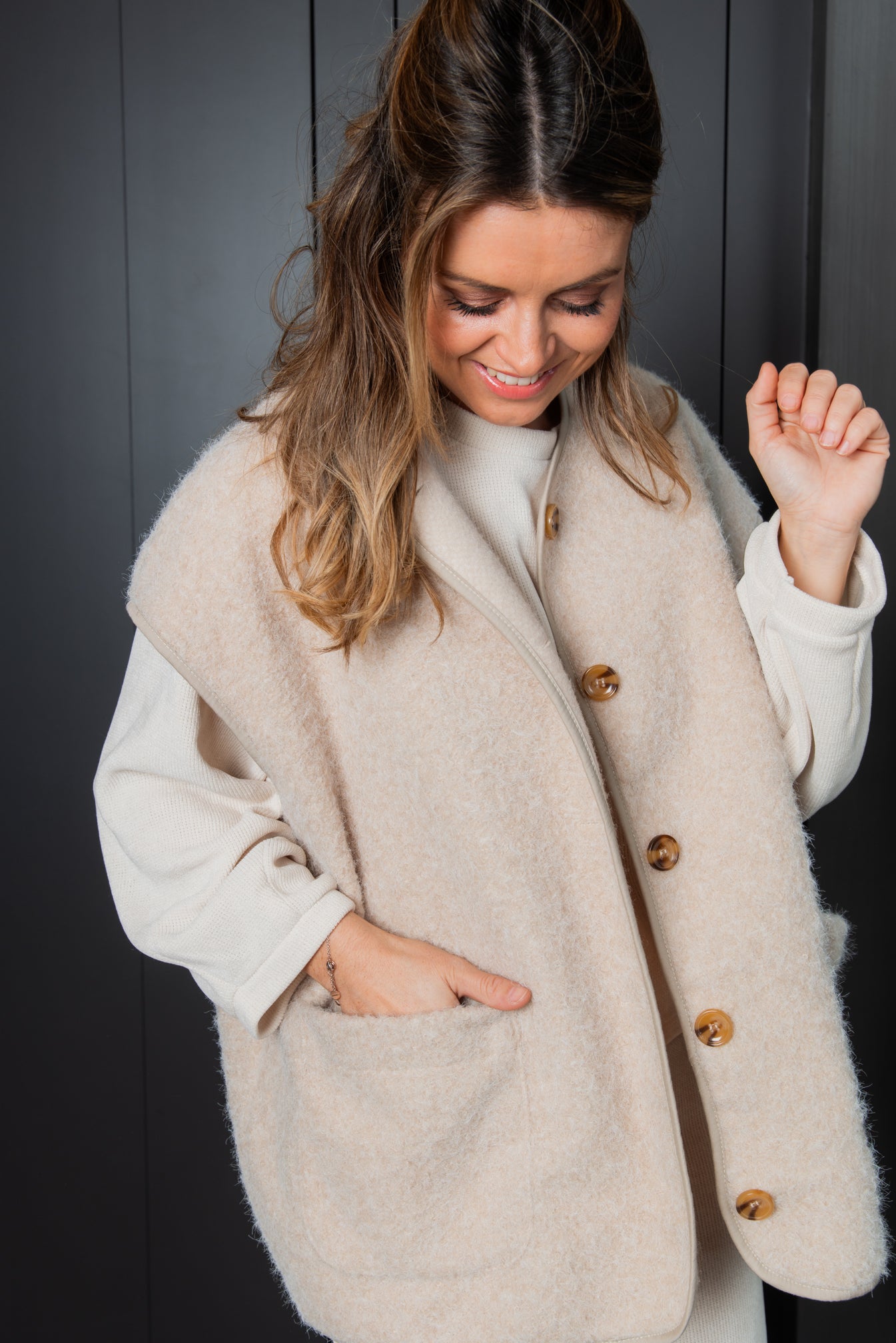 Nicky Gilet Beige
