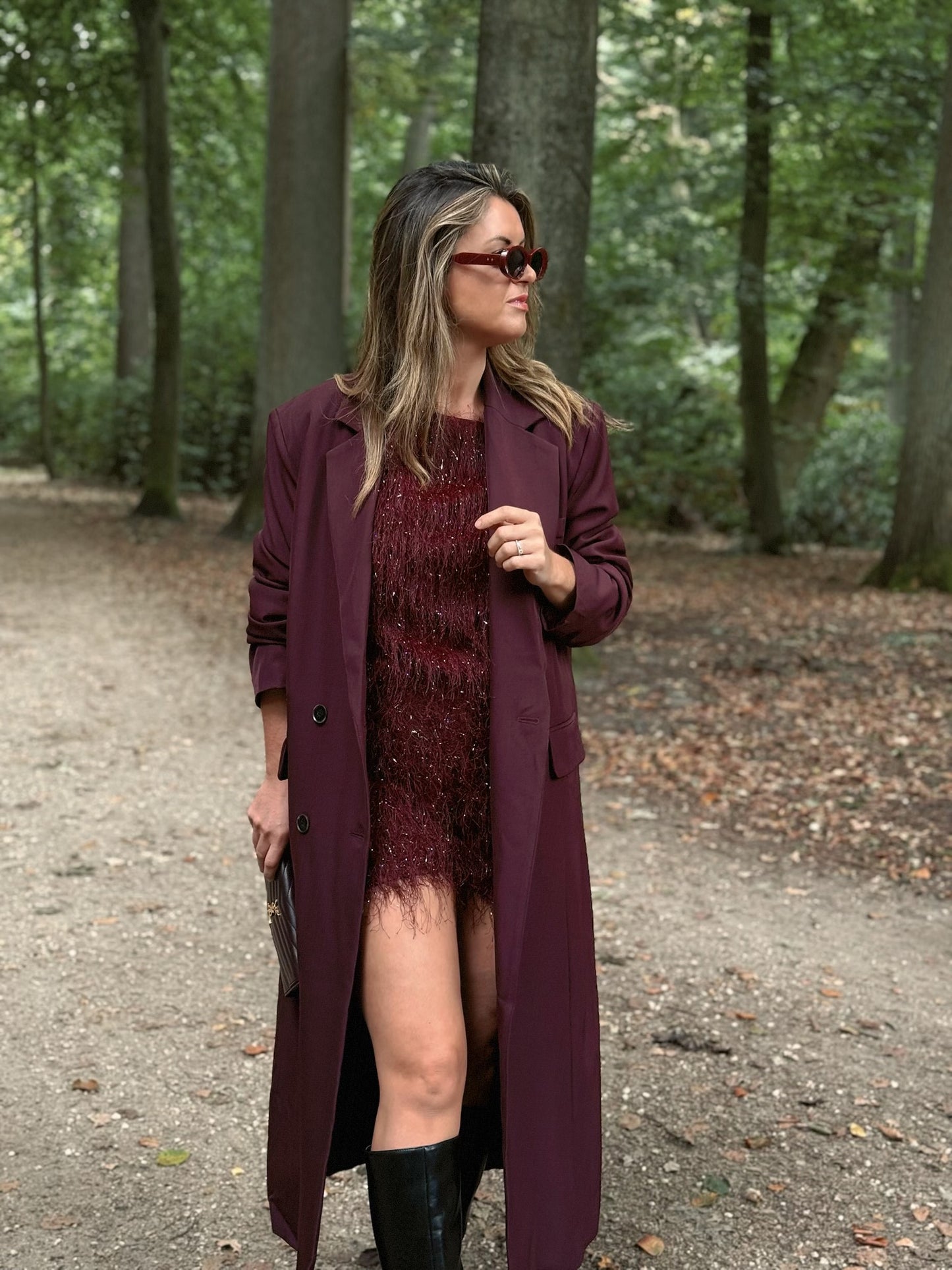 Ellis Blazer Bordeaux