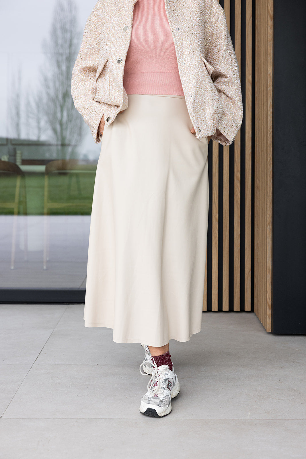 Stelle Rok Beige