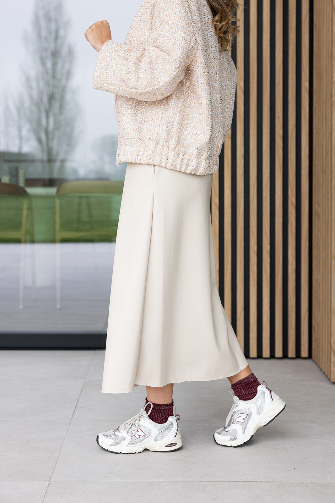Stelle Rok Beige