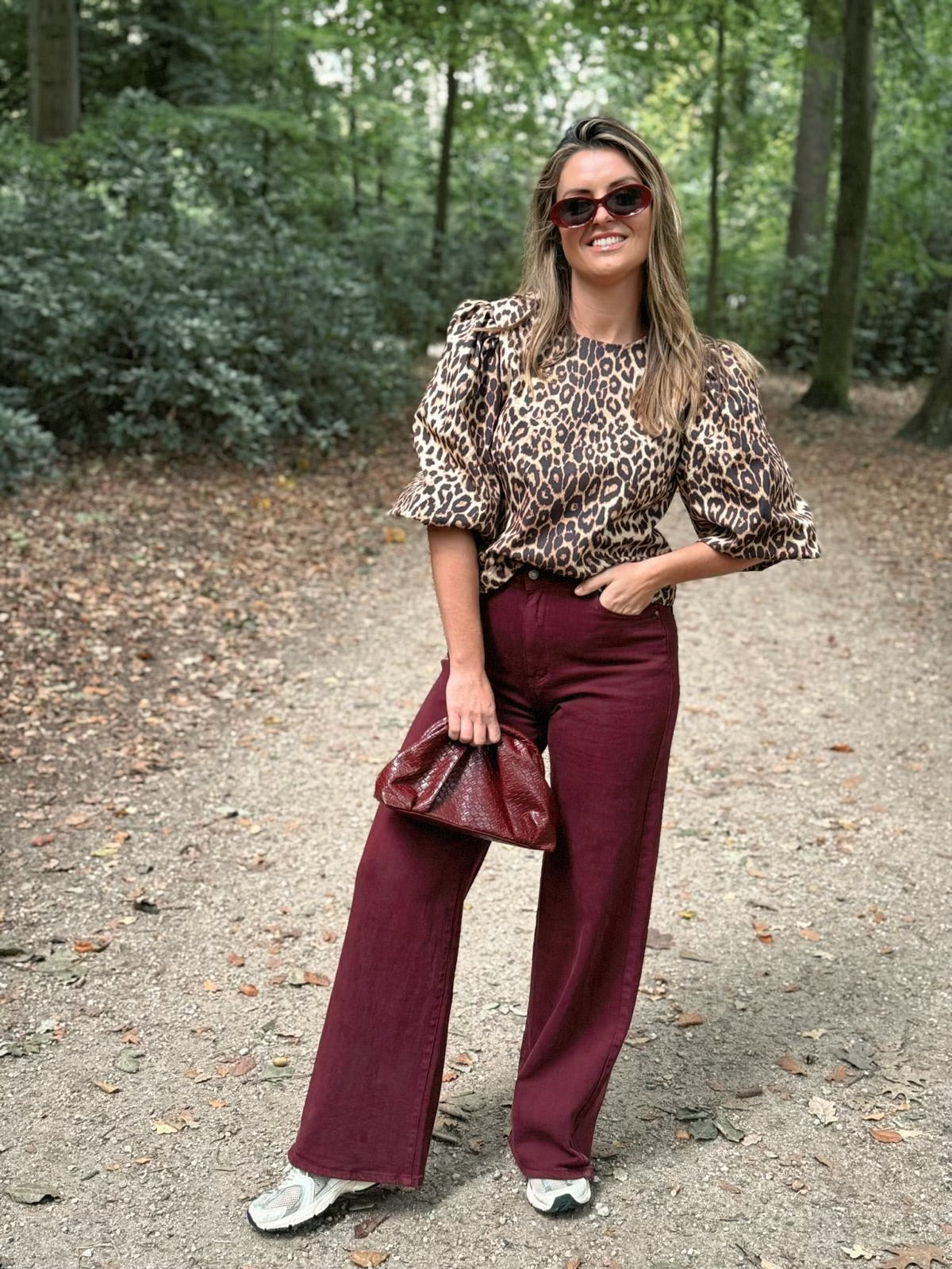 Amber Jeans Bordeaux
