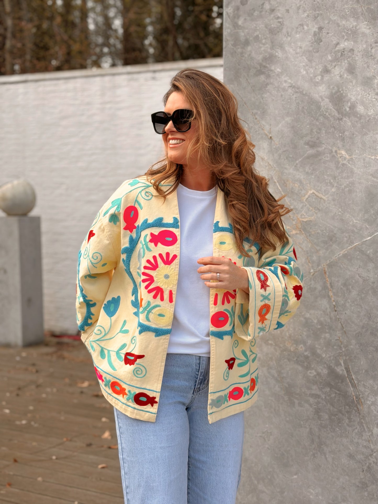 Loni Boho Jacket Yellow