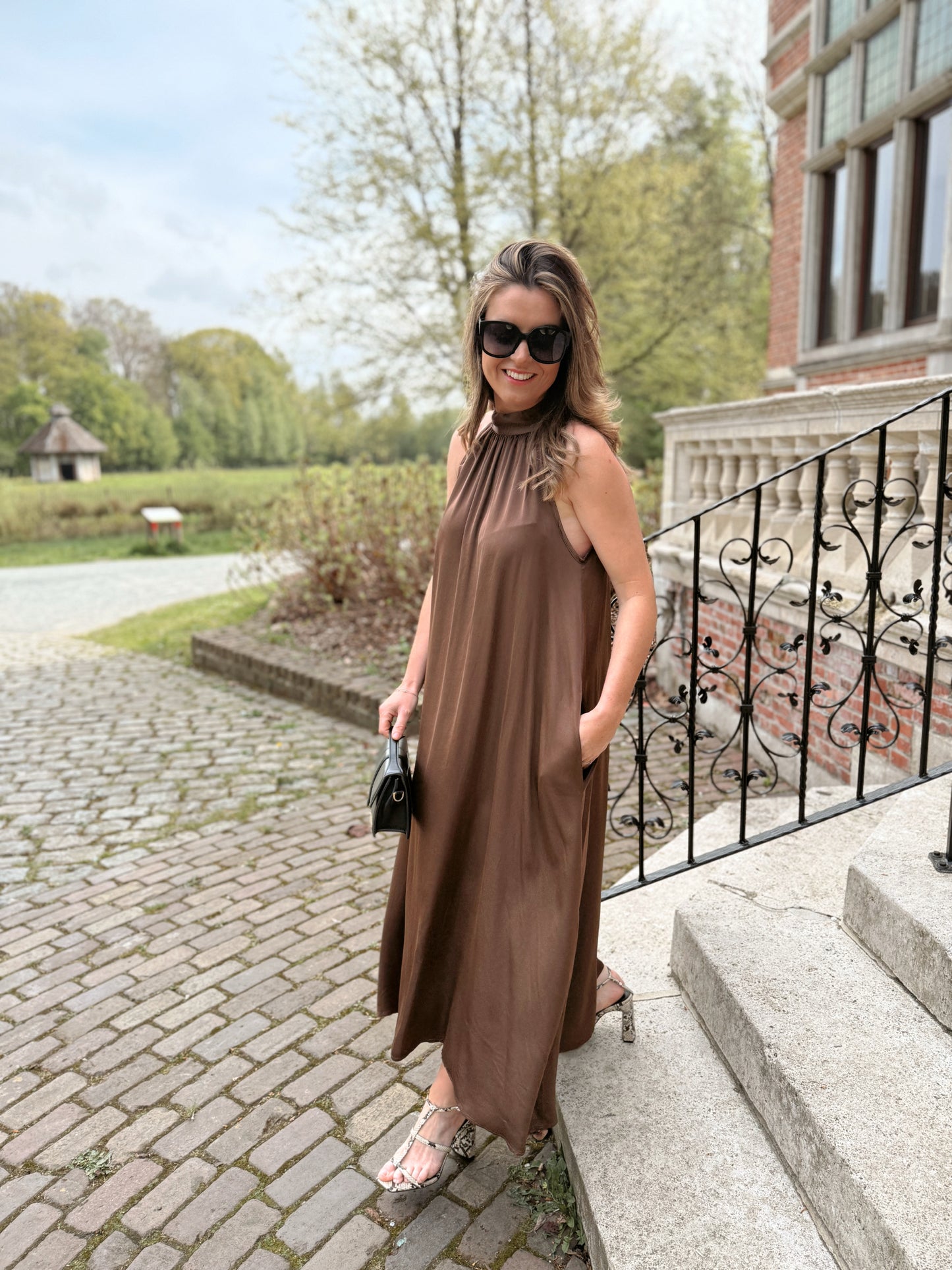 Henry Dress Bruin