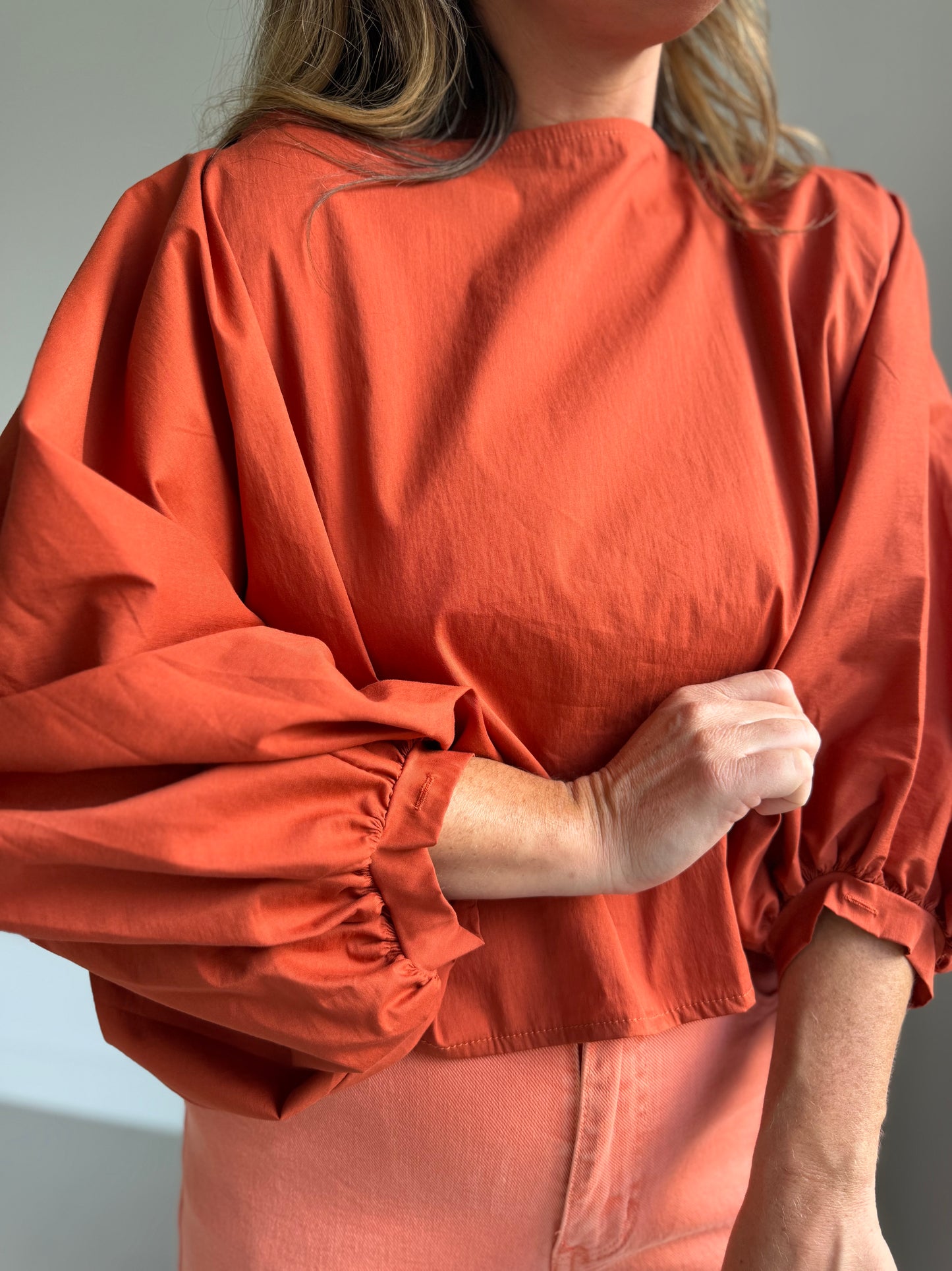 Sally Blouse Terracotta