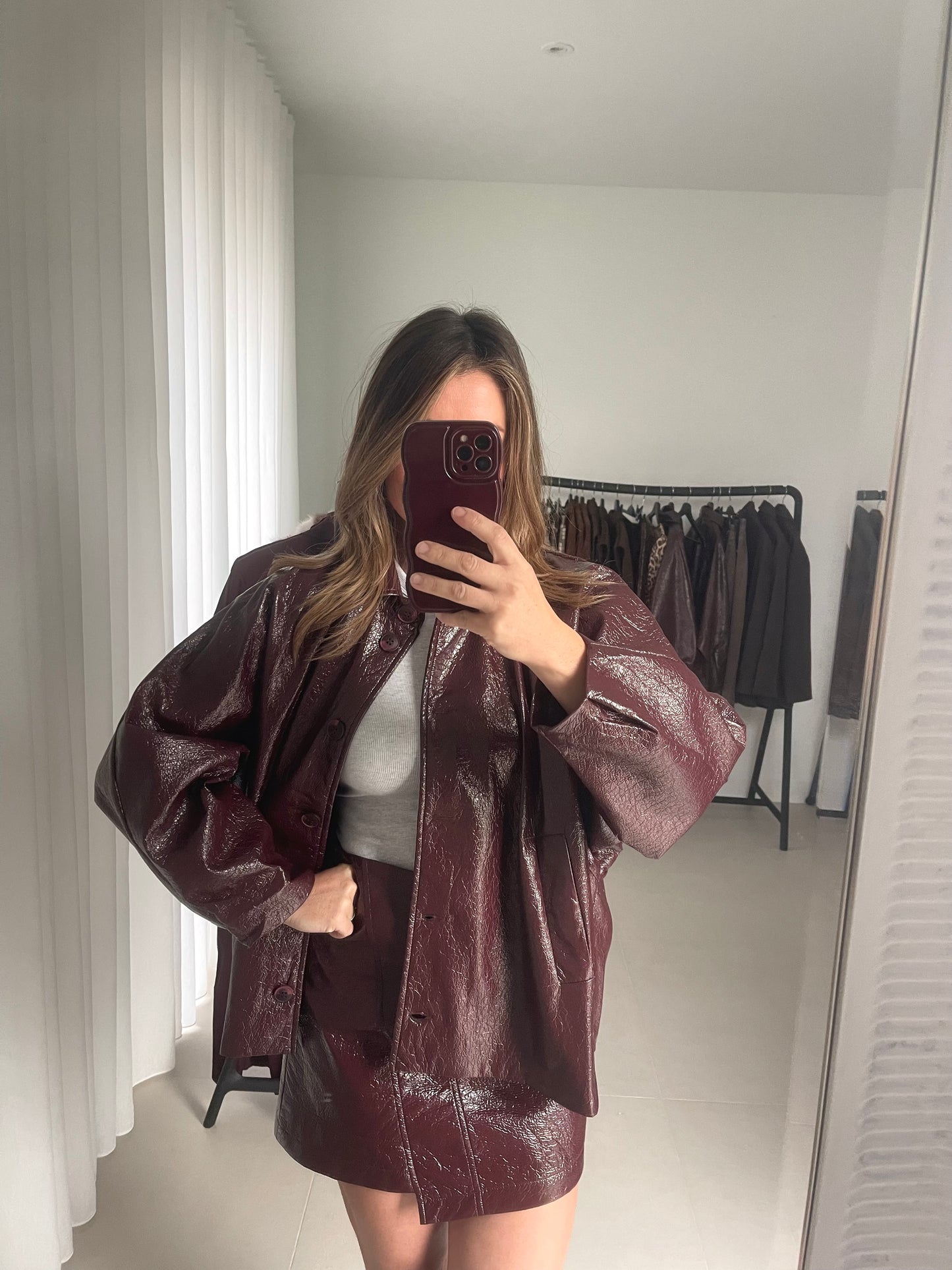 Dito jacket Bordeaux