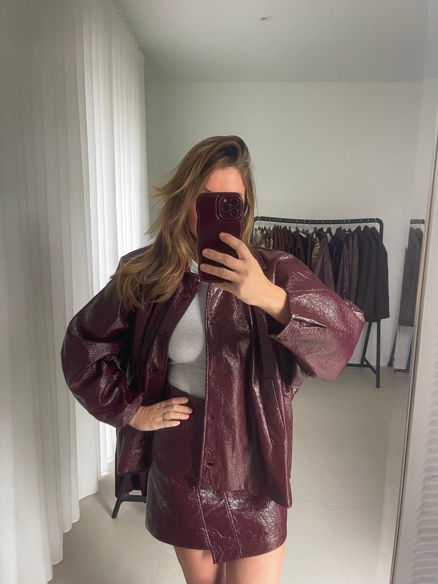 Dito jacket Bordeaux