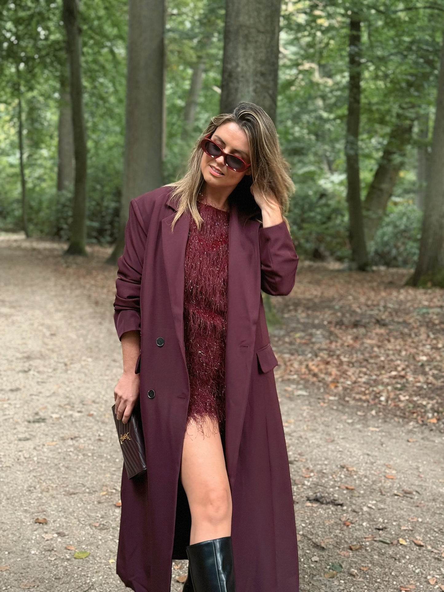 Ellis Blazer Bordeaux