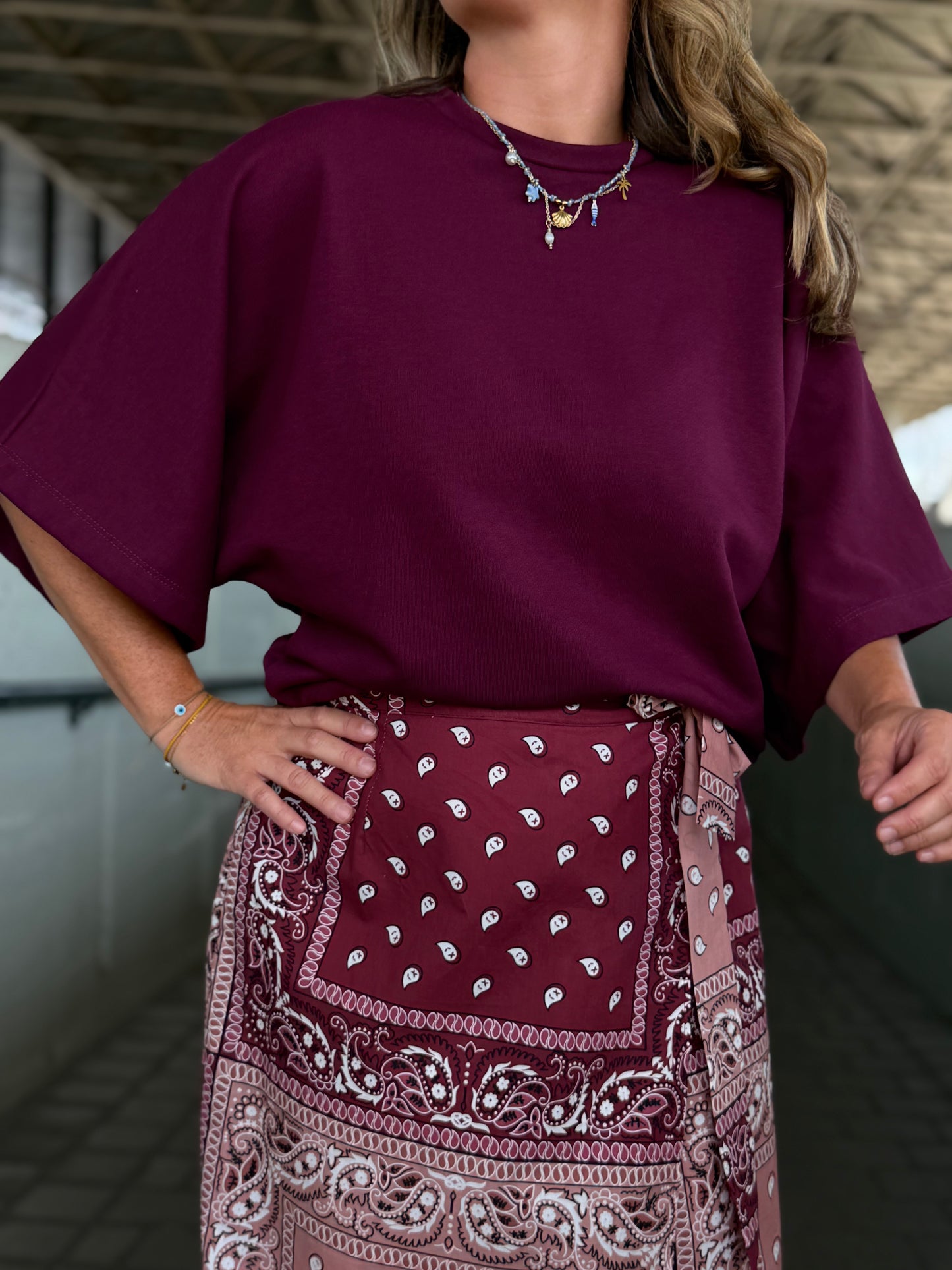 Stella Sweater t-shirt Bordeaux