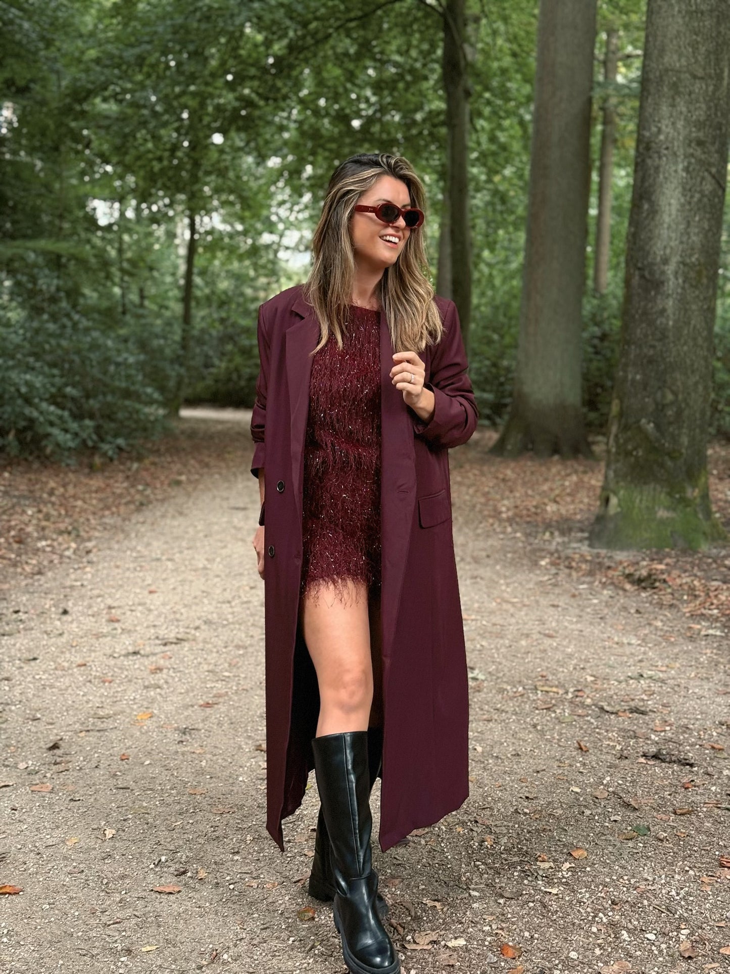 Ellis Blazer Bordeaux