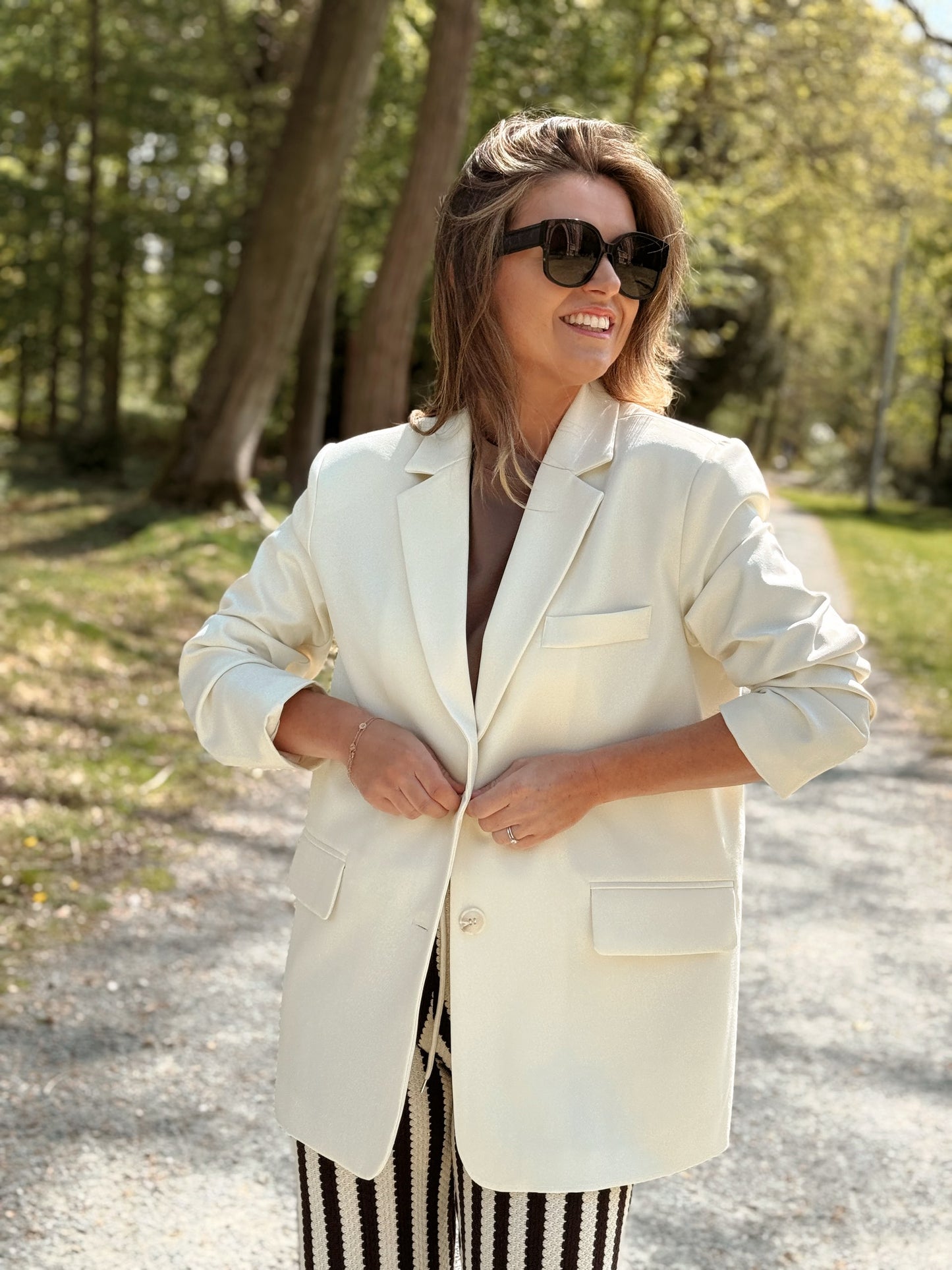 Lyon Blazer Ecru