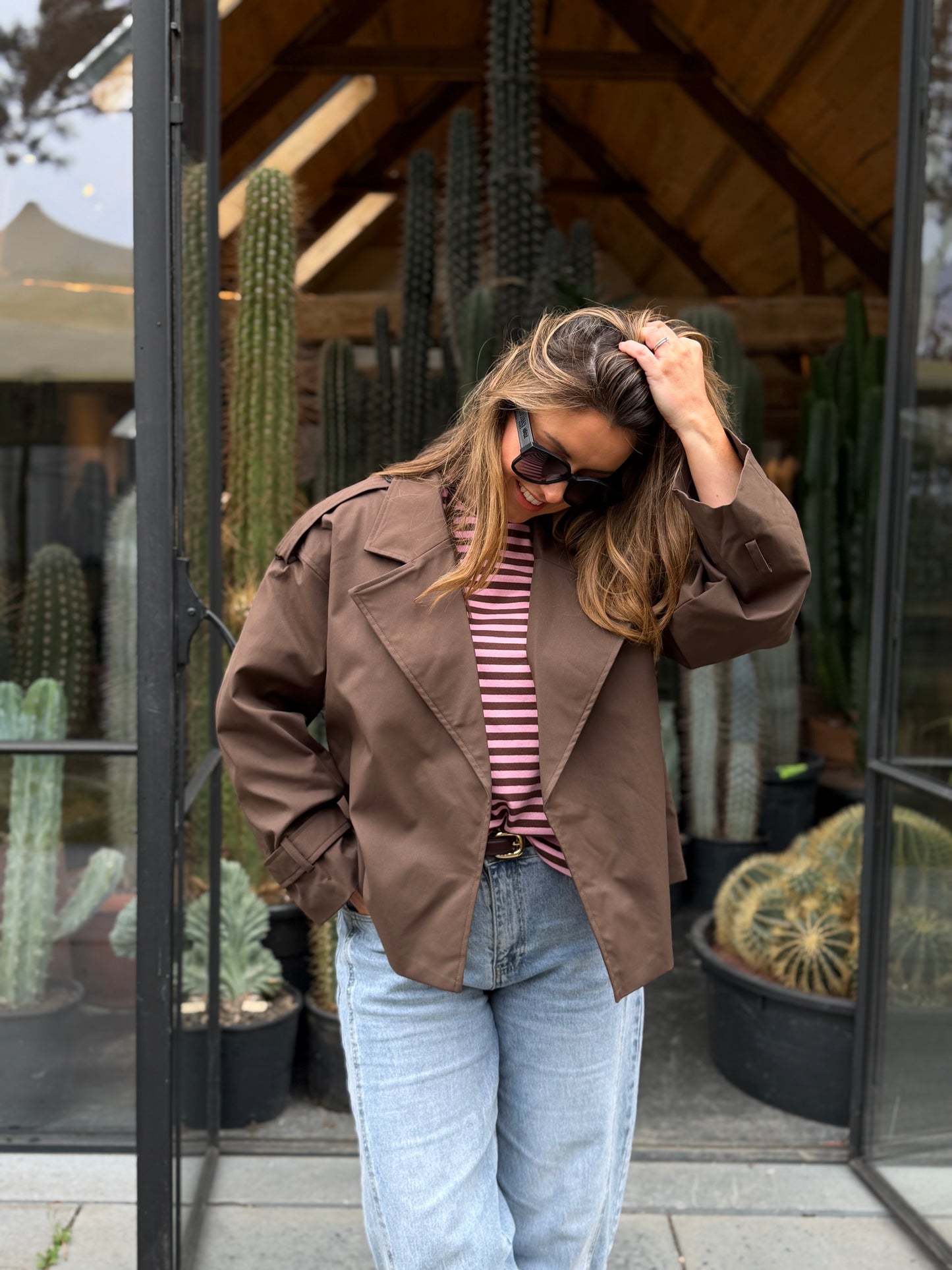 Jacqueline Trench Coat choco