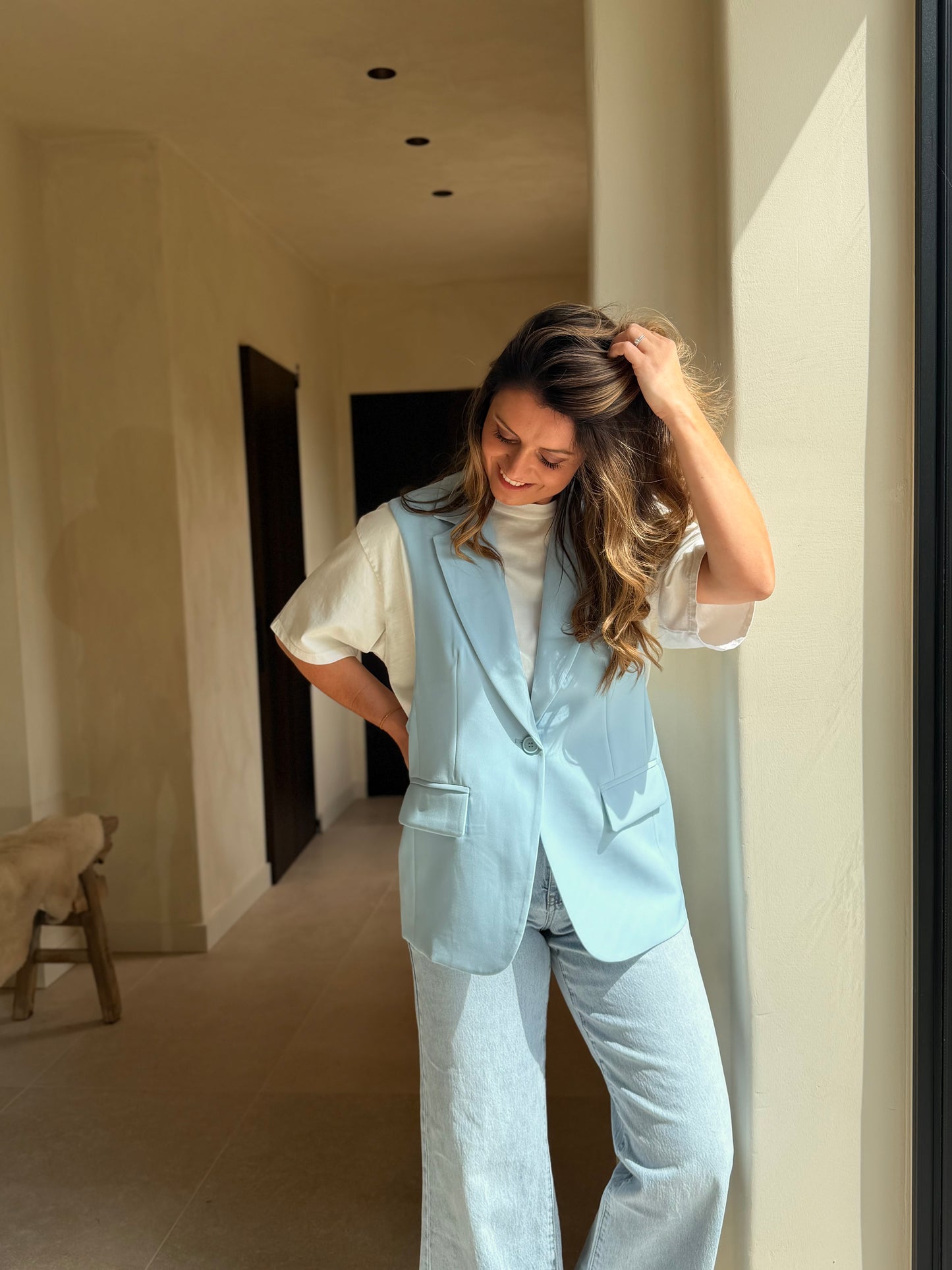 Amy Blazer Blauw