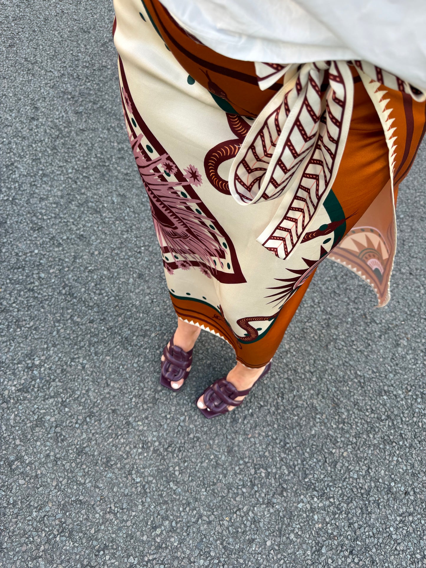 COCO skirt oranje