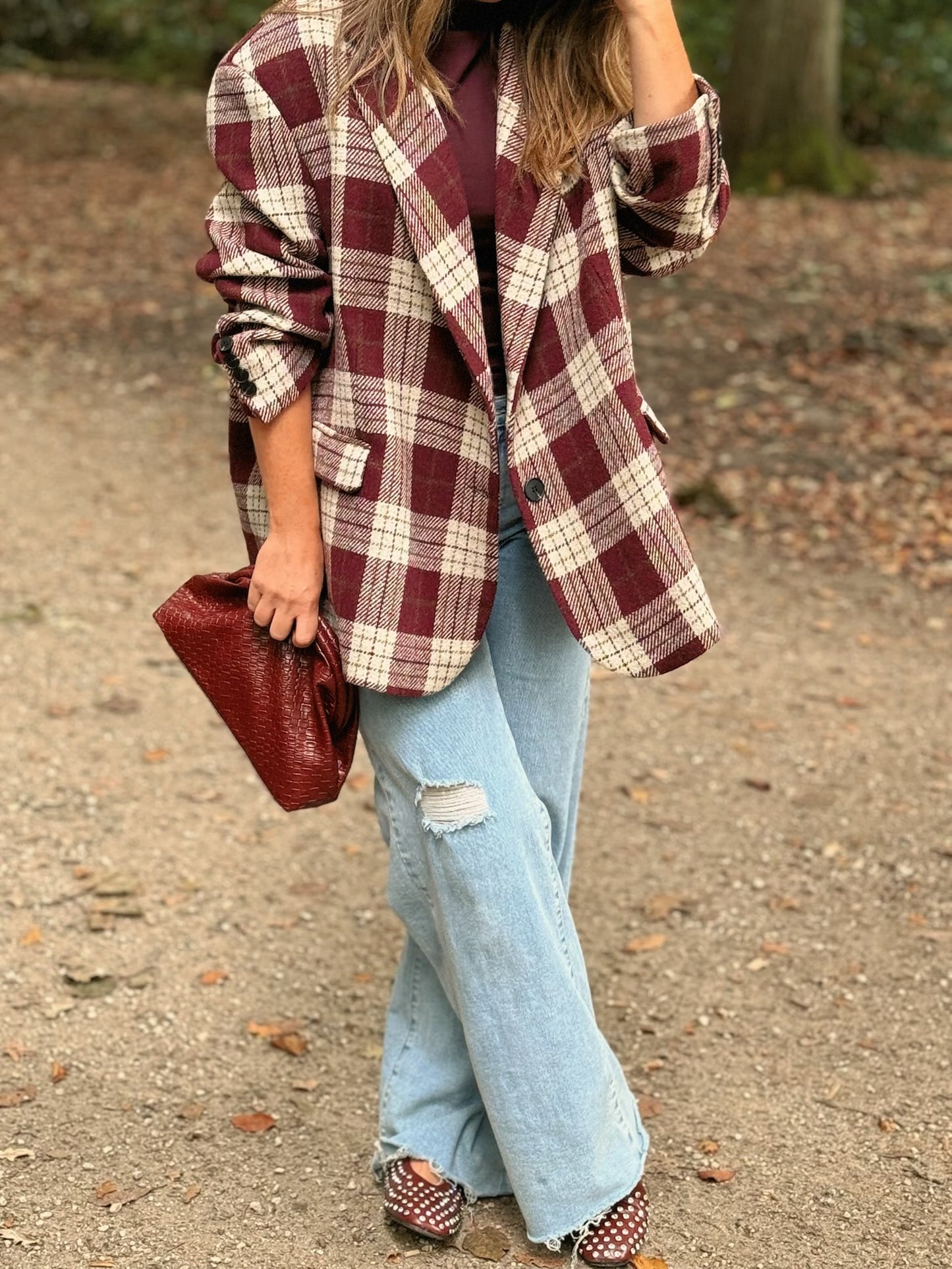 Sienna Blazer Bordeaux