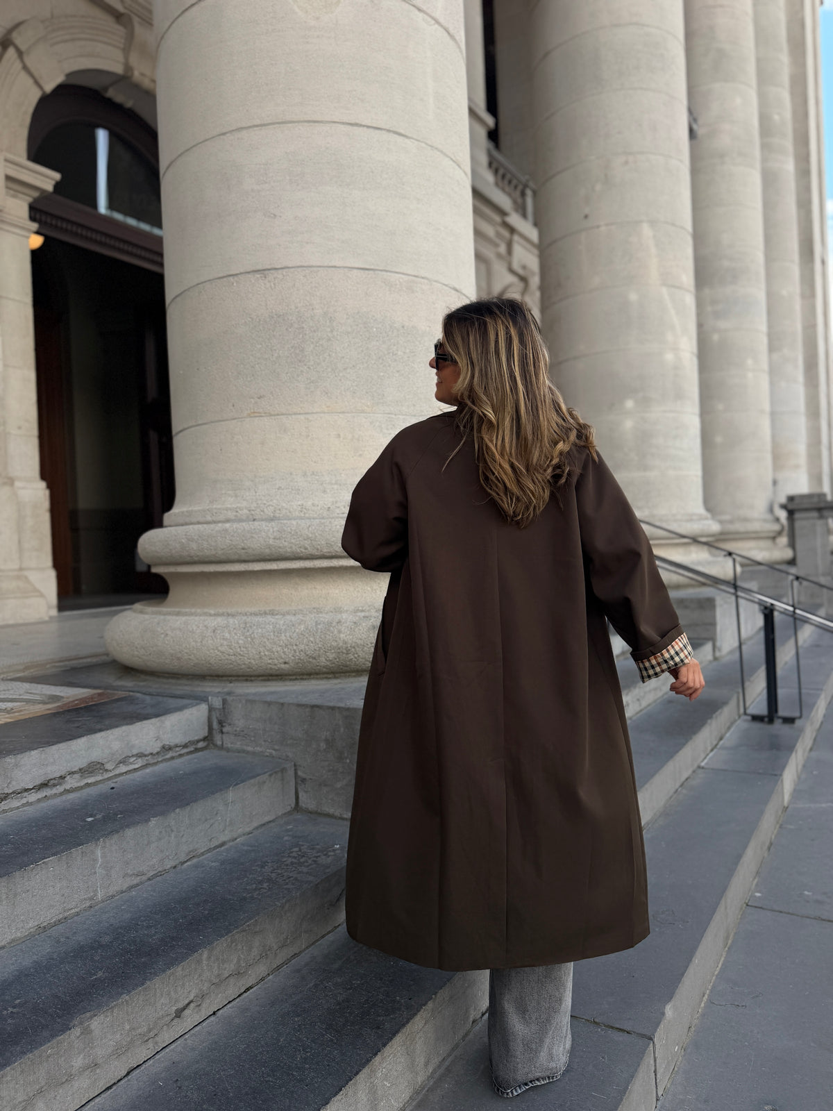Poussin Trench coat brown