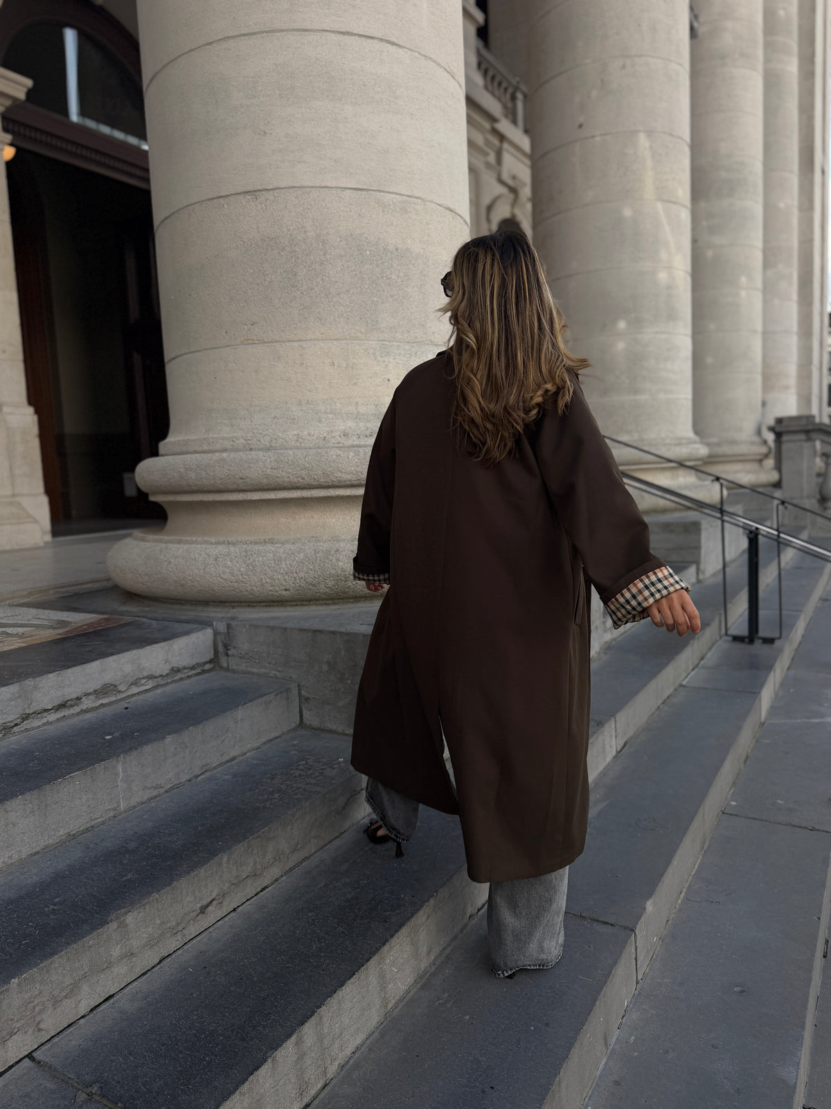 Poussin Trench coat brown
