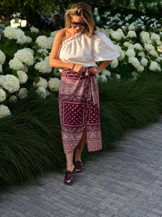 Nomé skirt Bordeaux