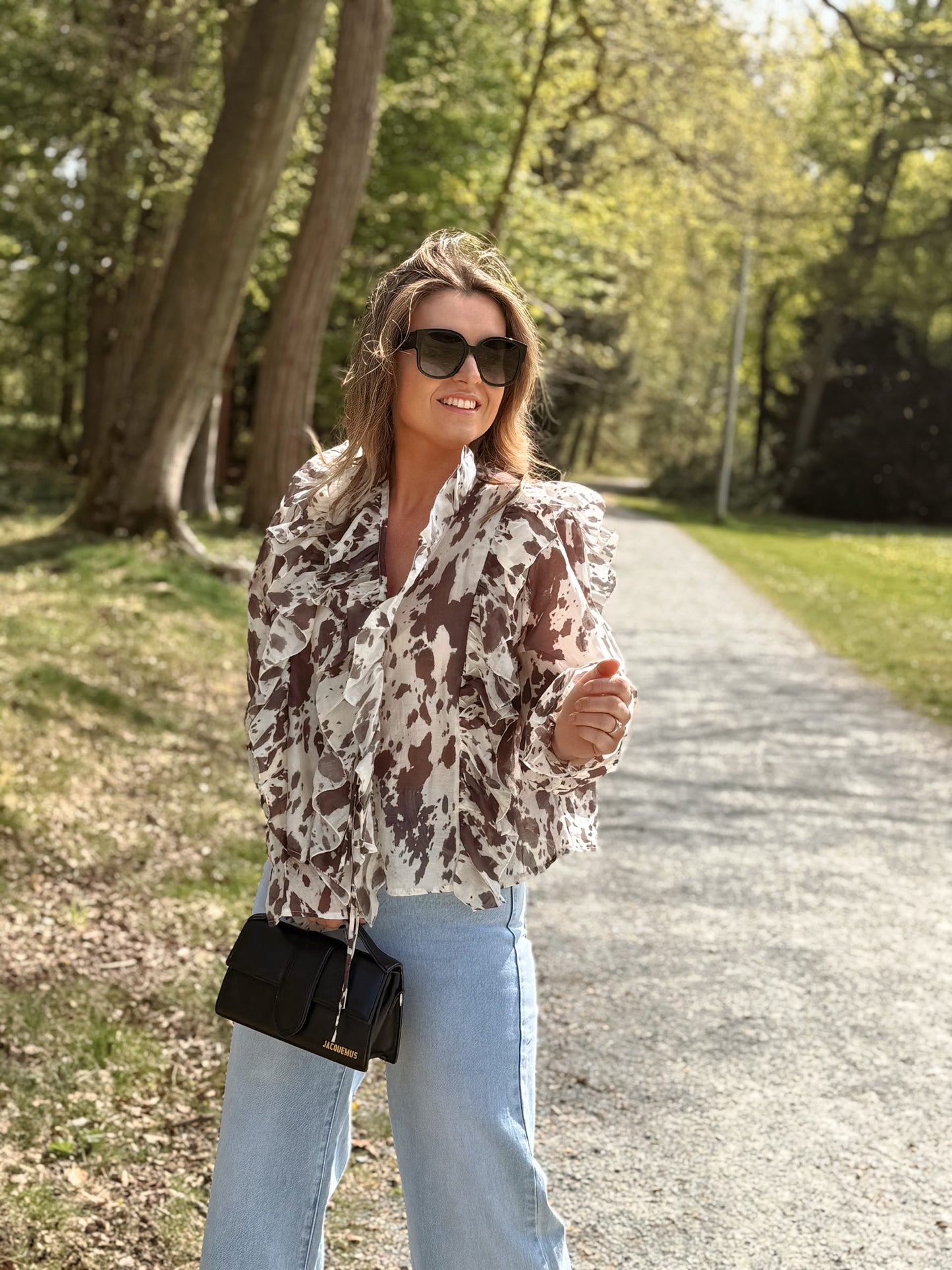 Rhodes Blouse Gevlekt