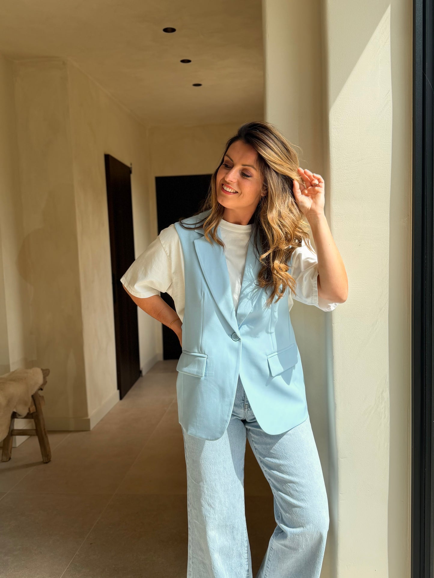 Amy Blazer Blauw