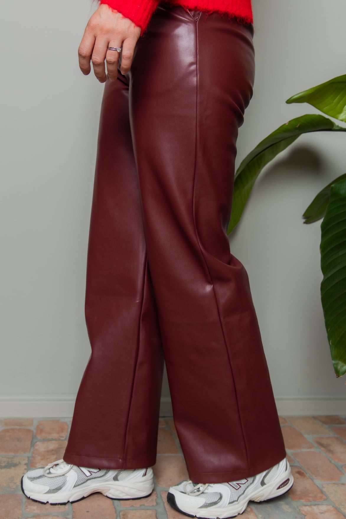 Sophia Pants Bordeaux