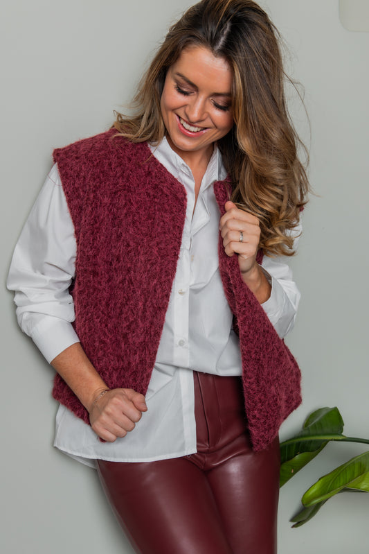 Piper Gilet Bordeaux