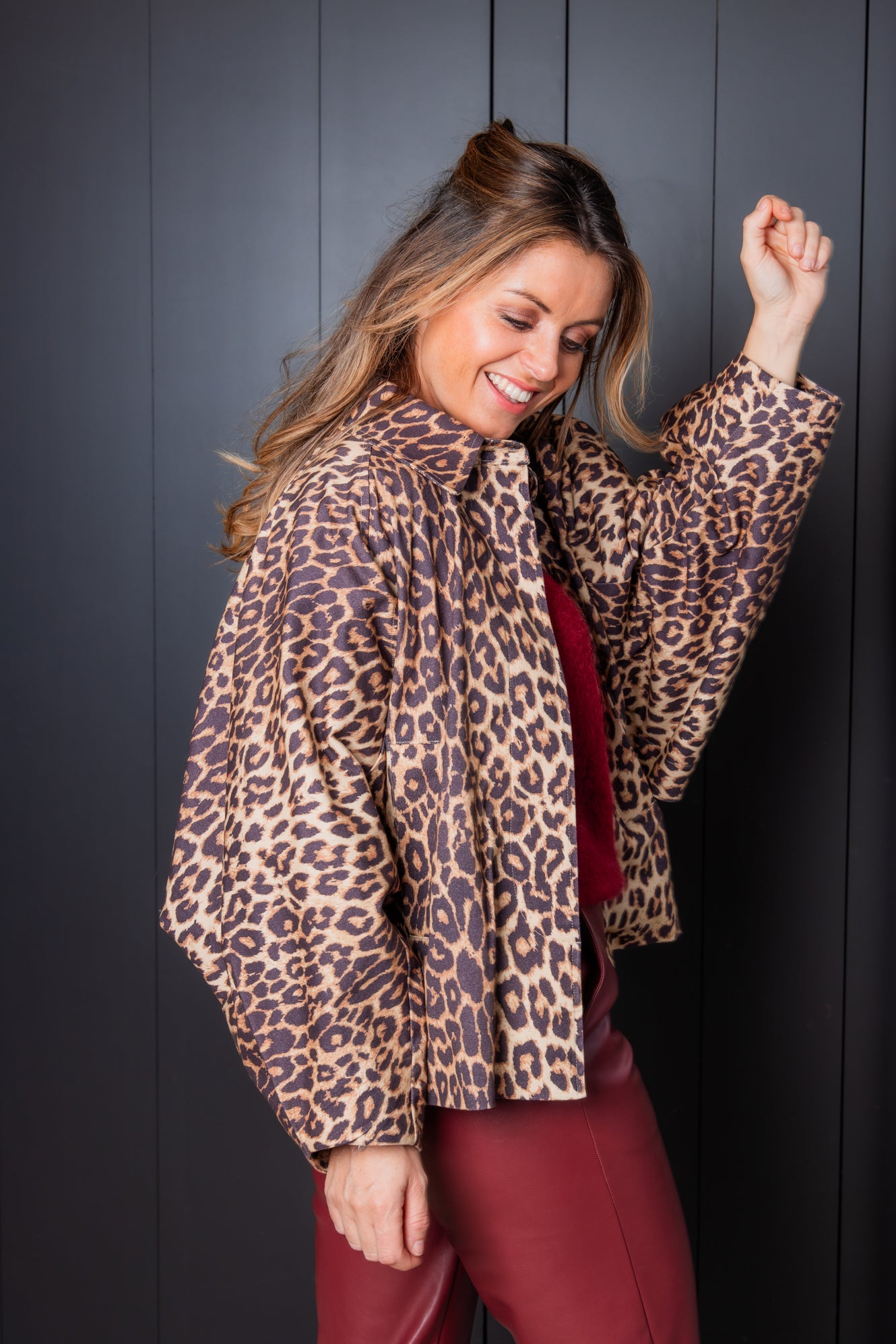 Dito Coat Leopard