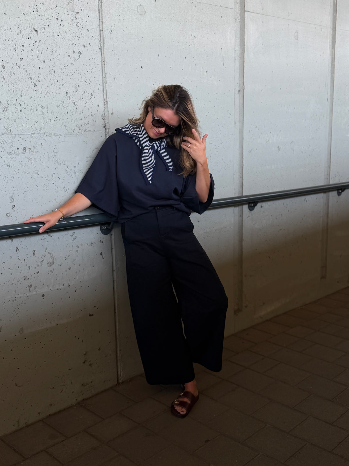 Broek navy