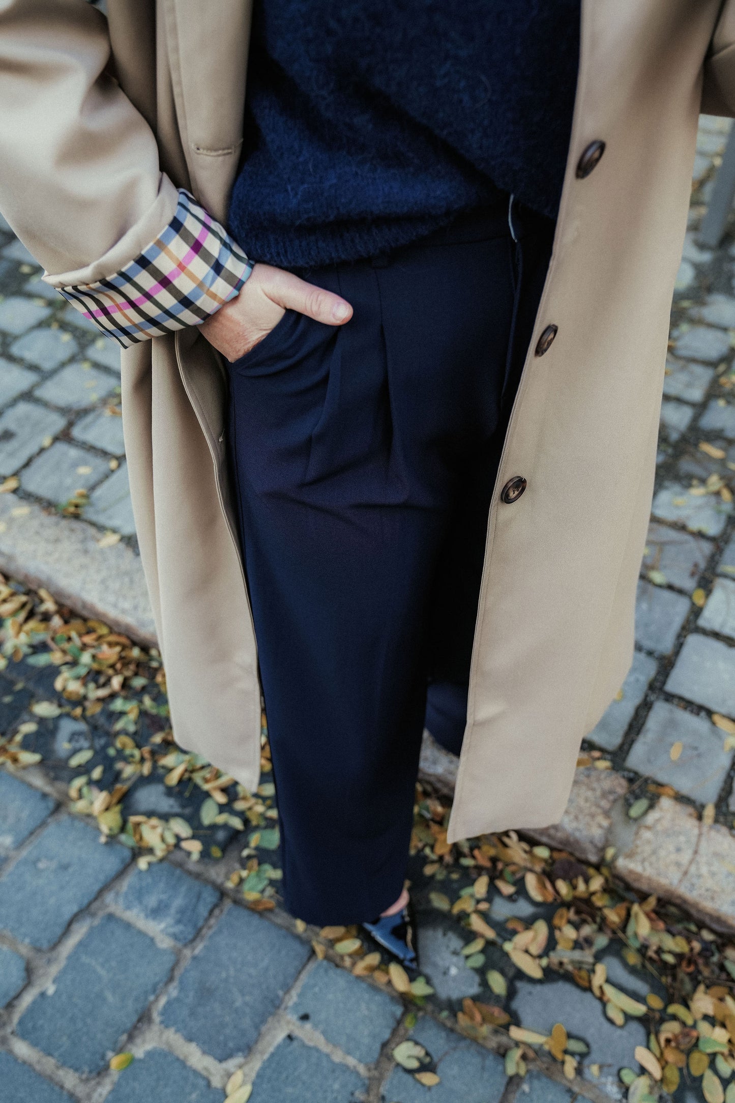 Rachelle Pants Marine Blauw