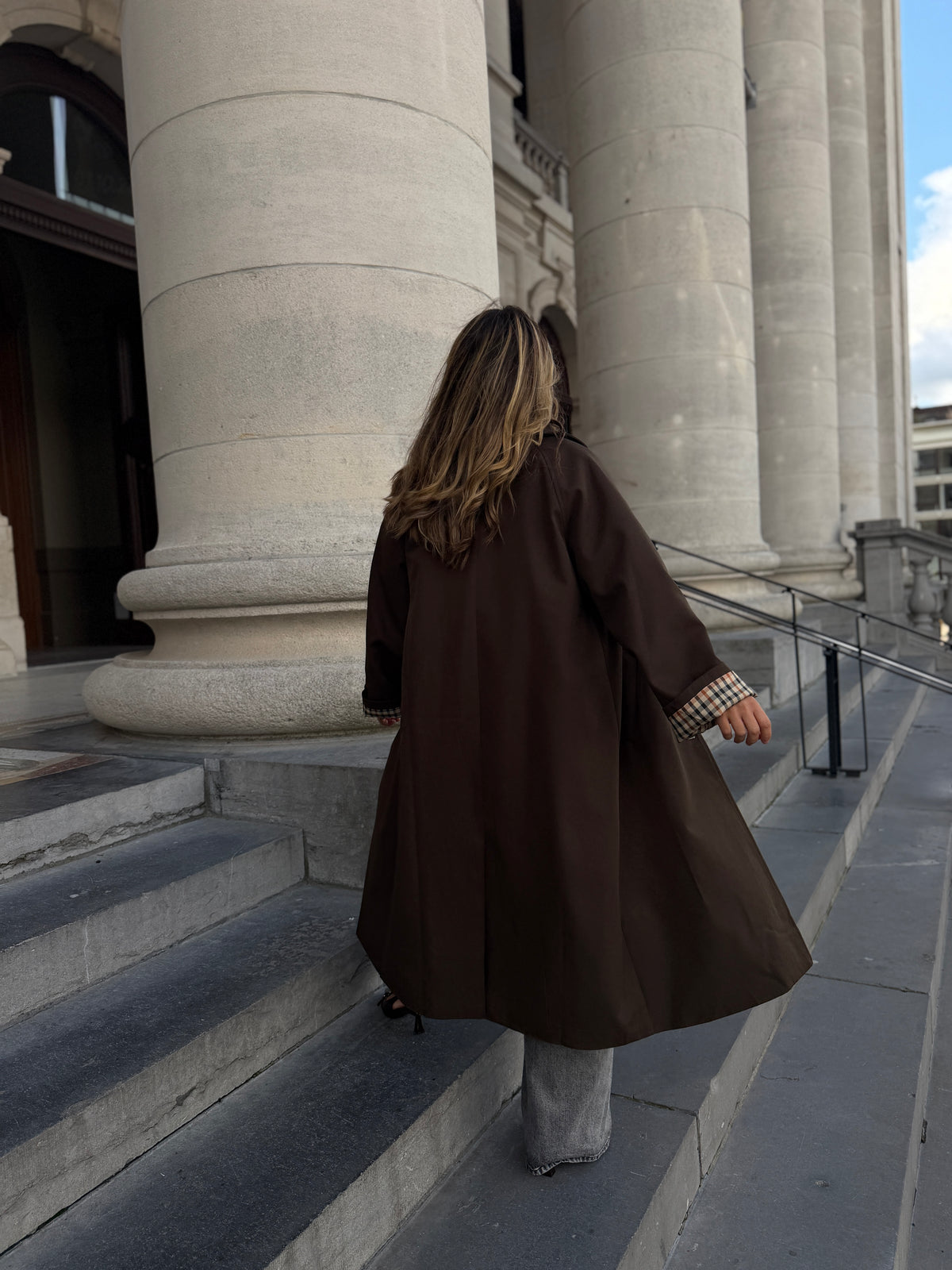 Poussin Trench coat brown