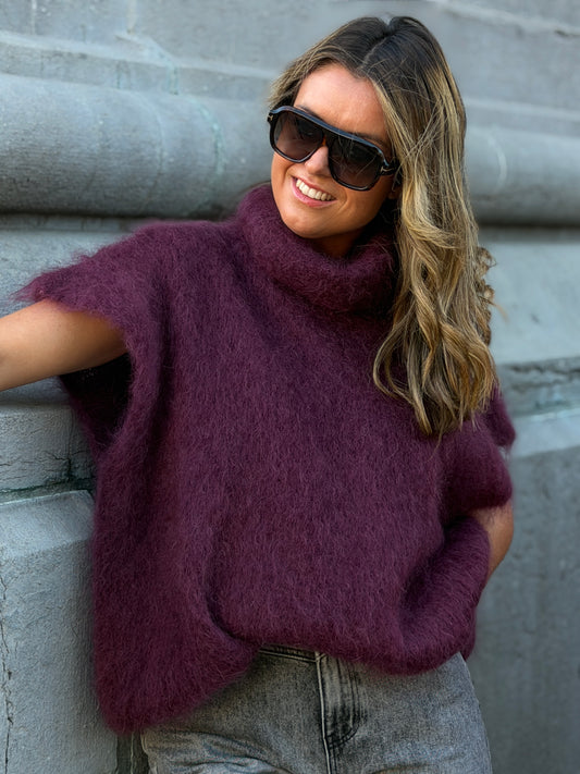 Alizée Knit plum