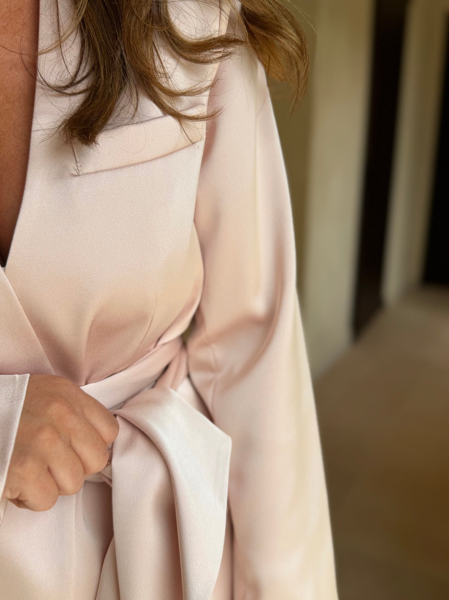 Rosa Lilly Suit Satijn Pink