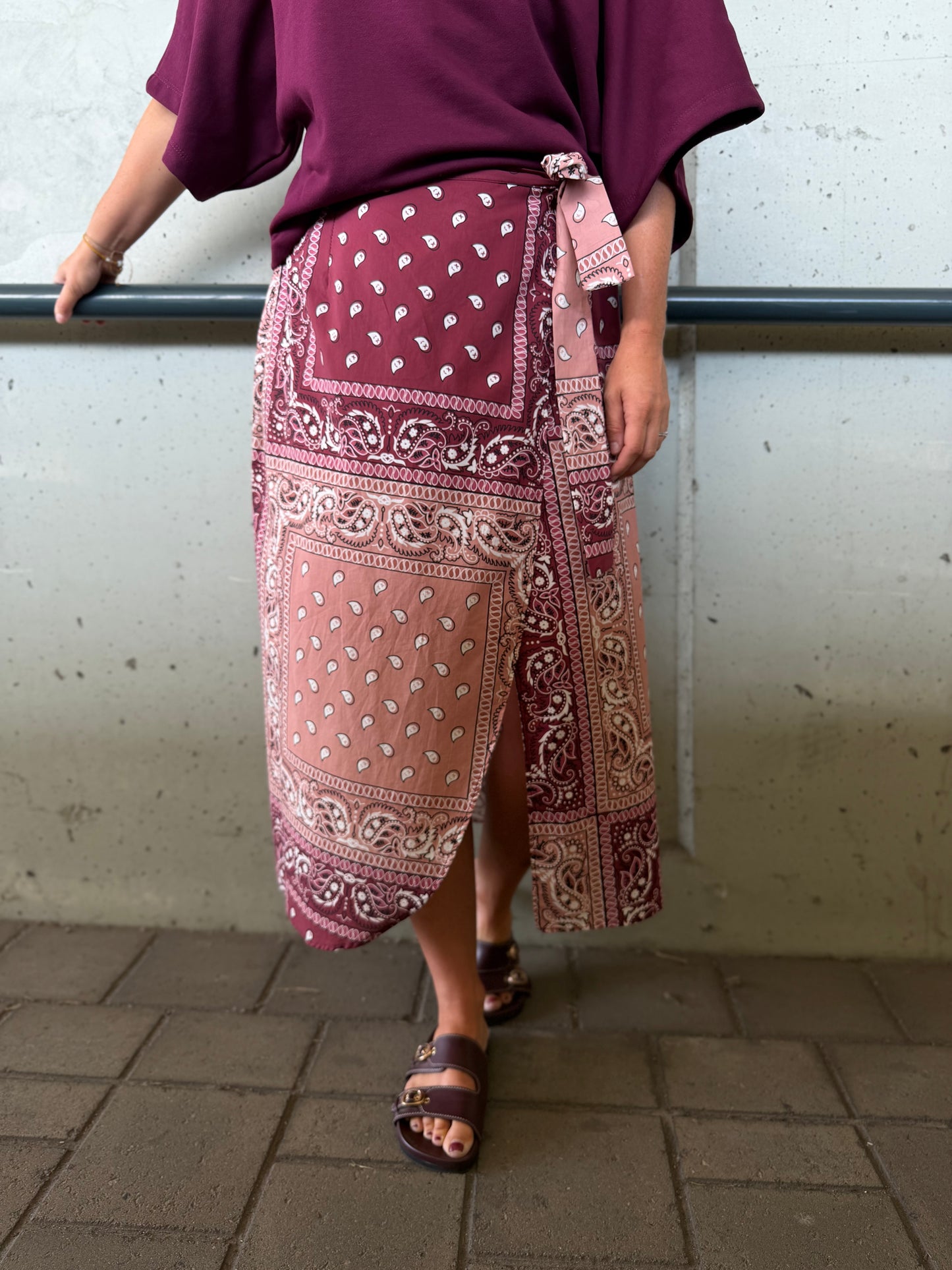 Nomé skirt Bordeaux