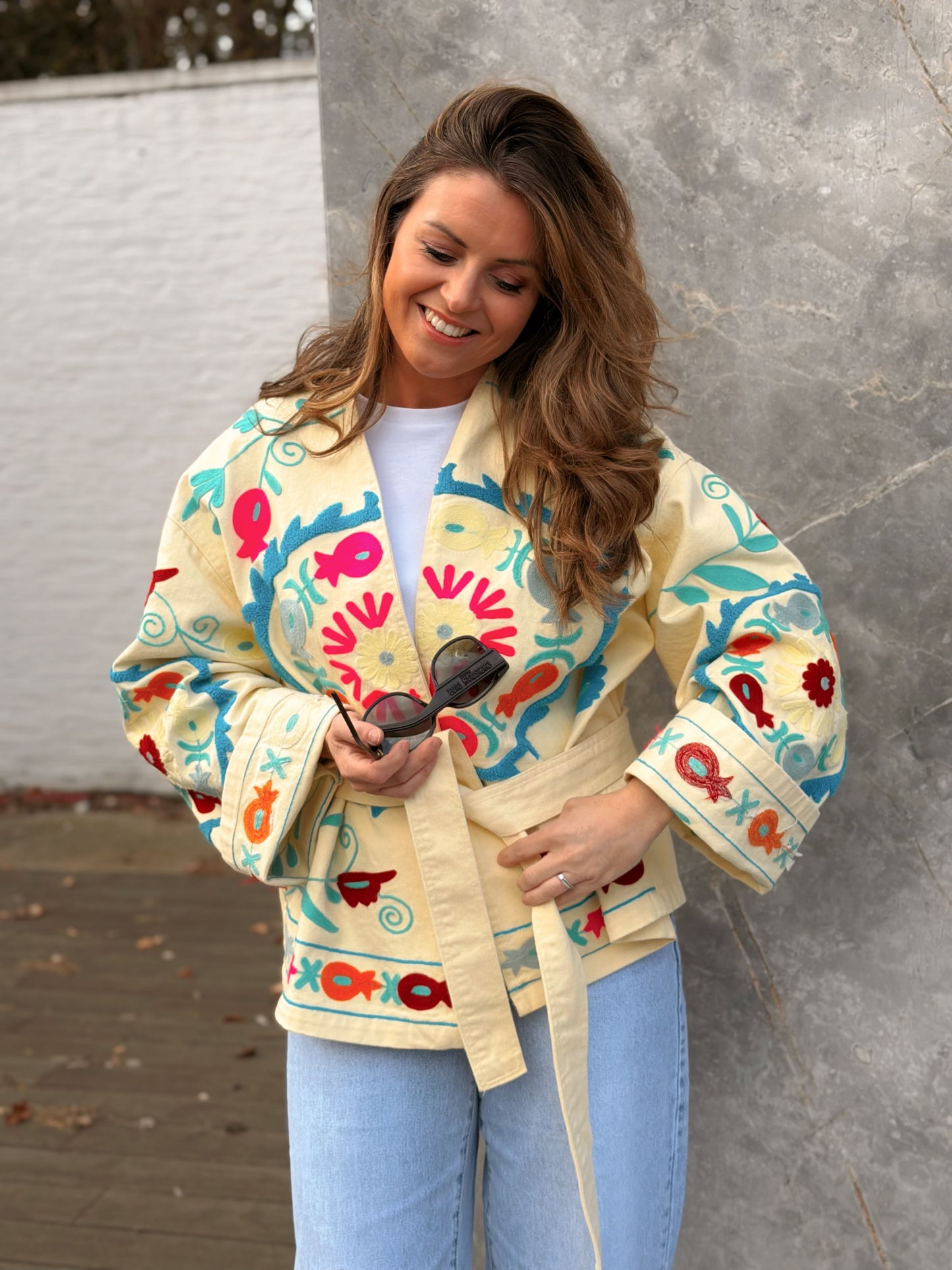 Loni Boho Jacket Yellow