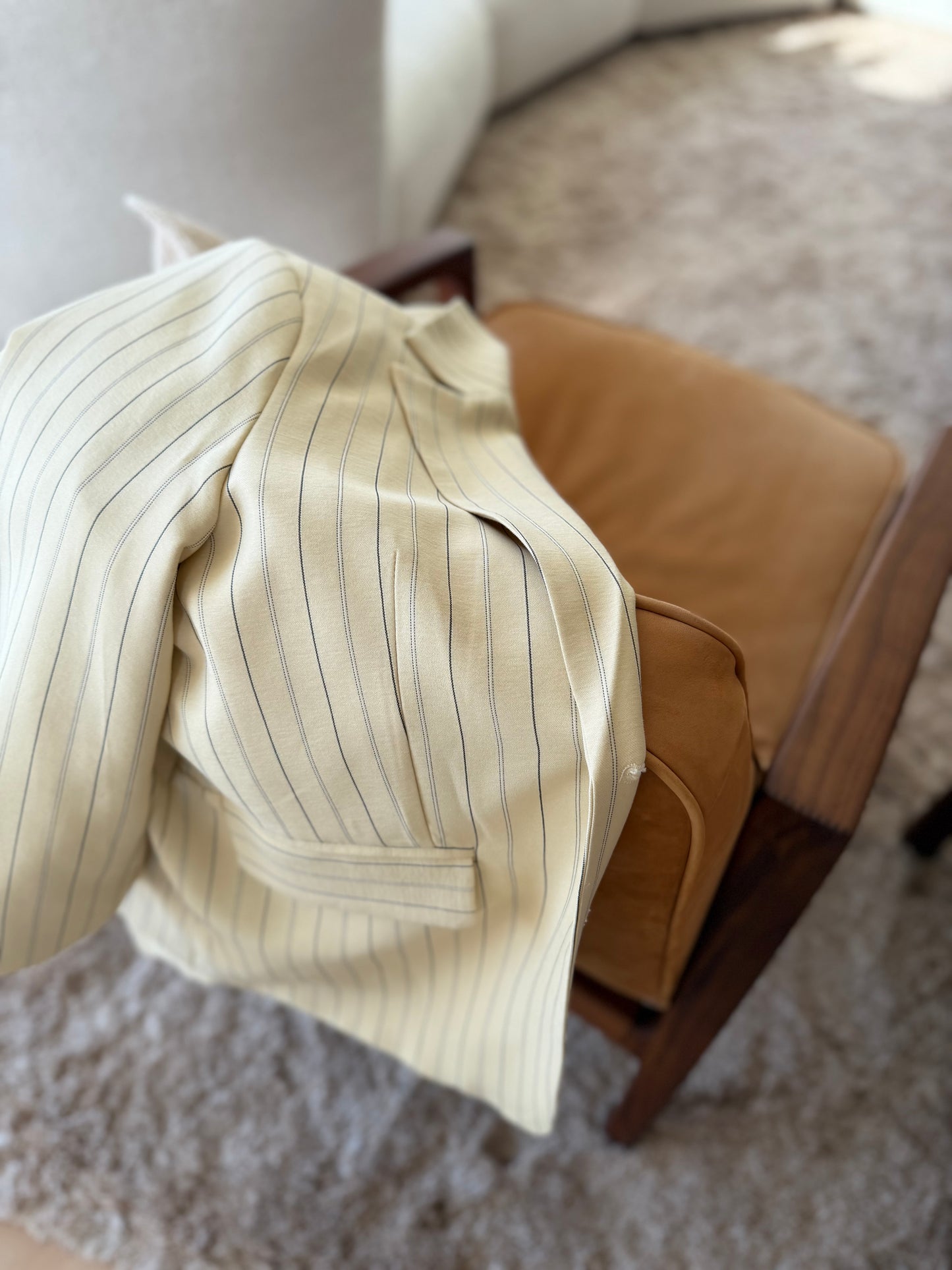 Gisèle Blazer Pastel Geel