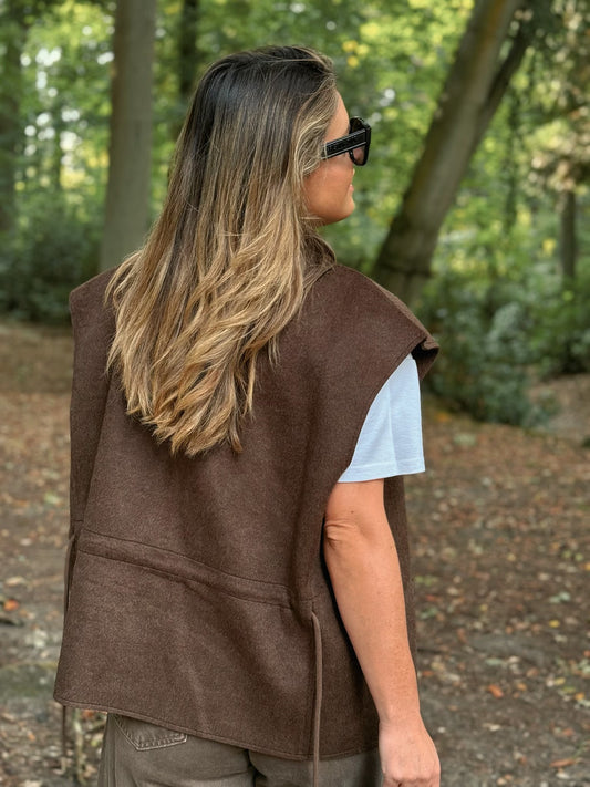 Molly Gilet Bruin