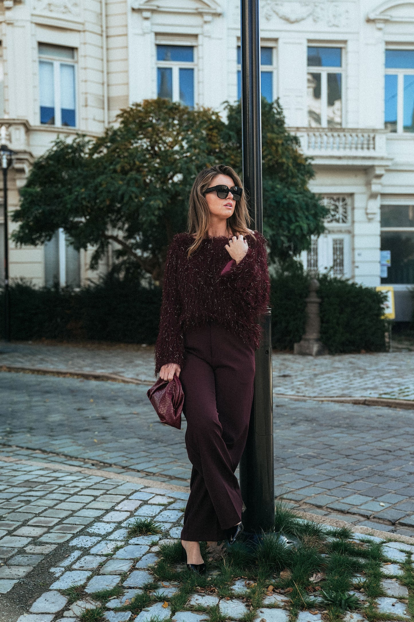 Sienna top Bordeaux