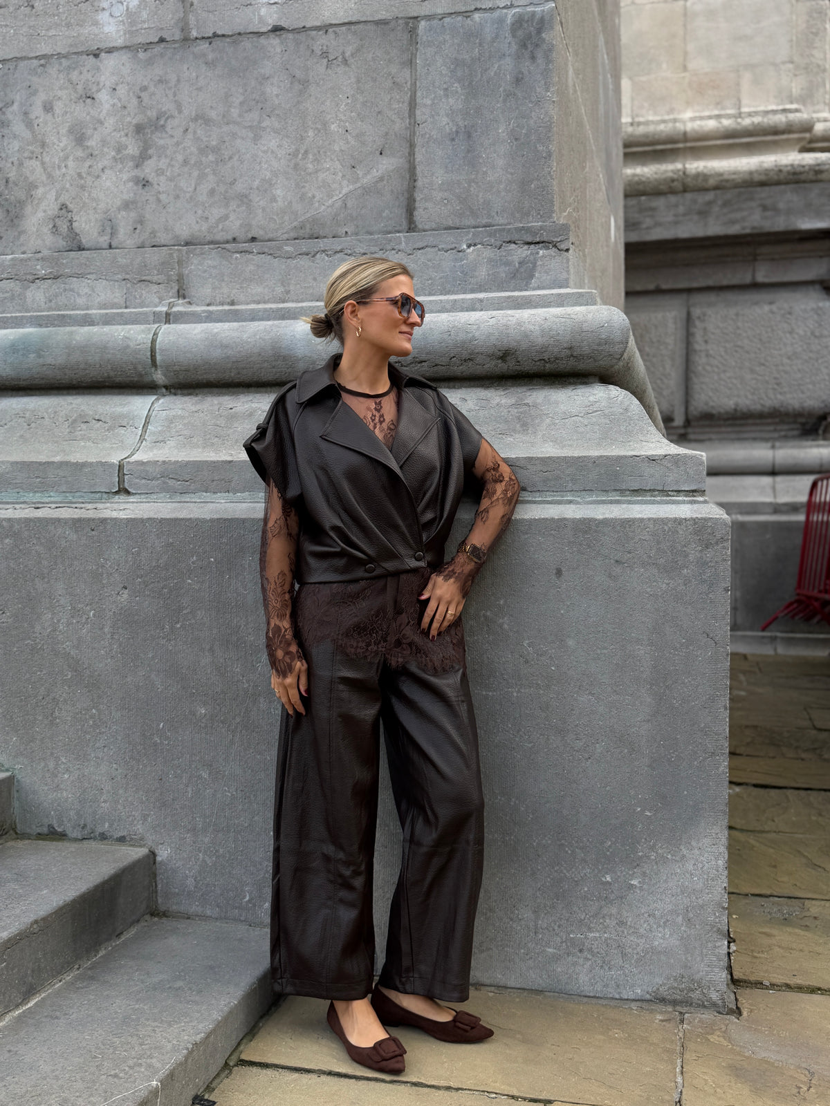 Dali Gilet Brown