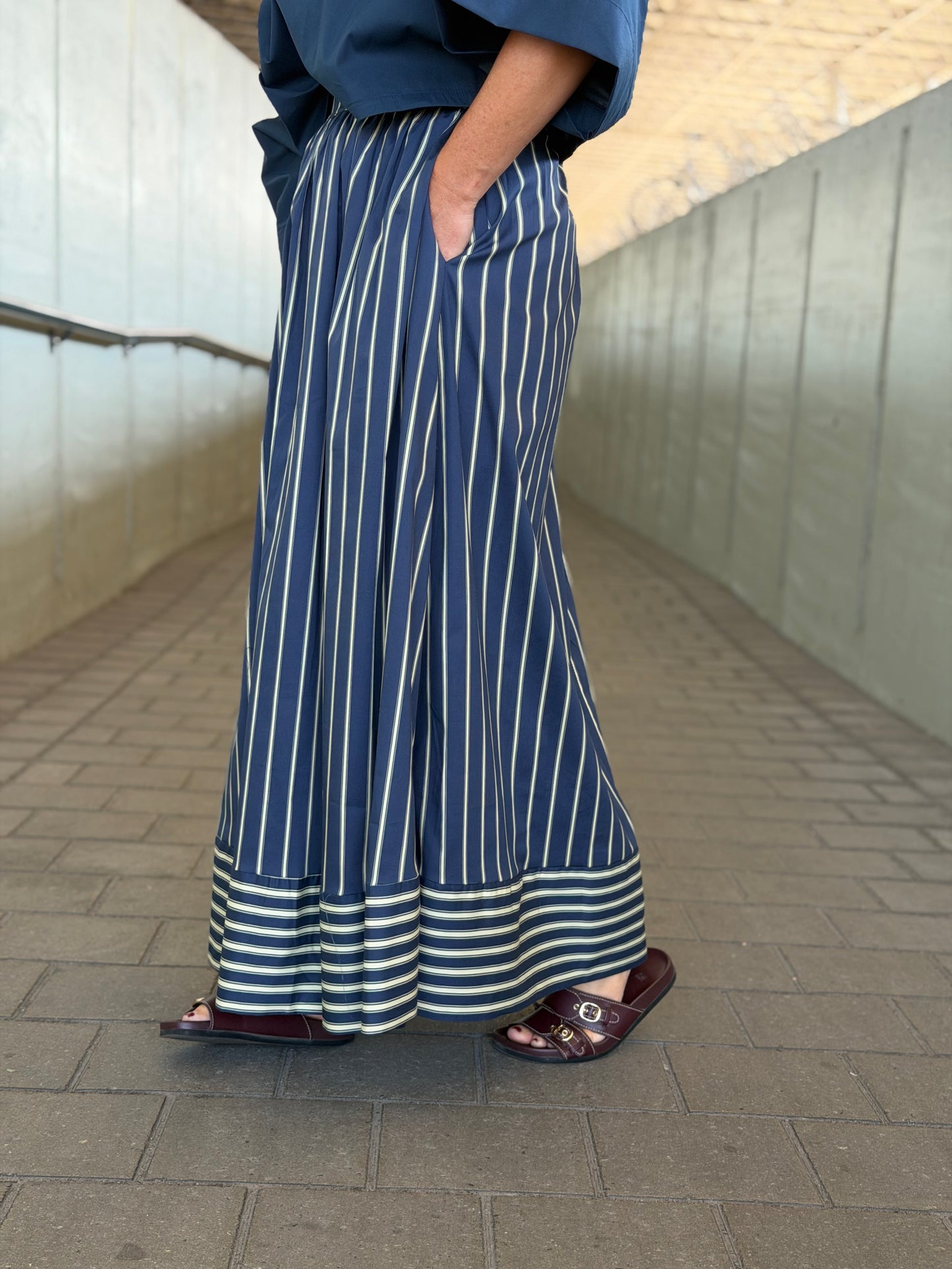 Perla Rok strepen navy