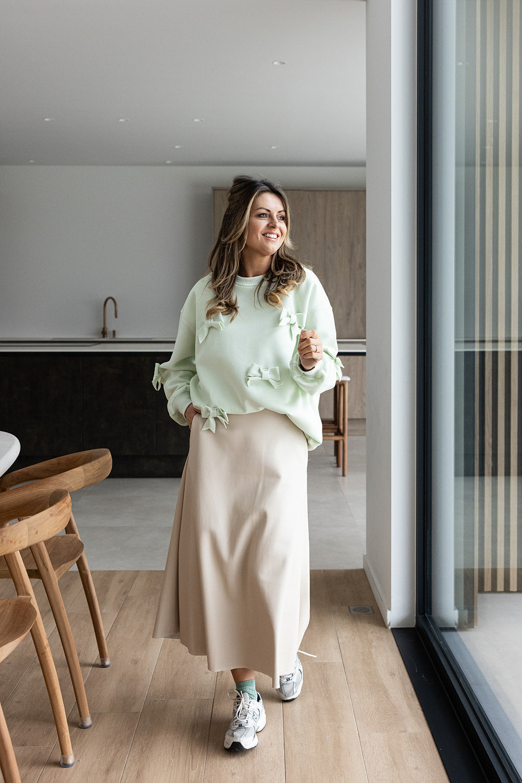 Stelle Rok Beige