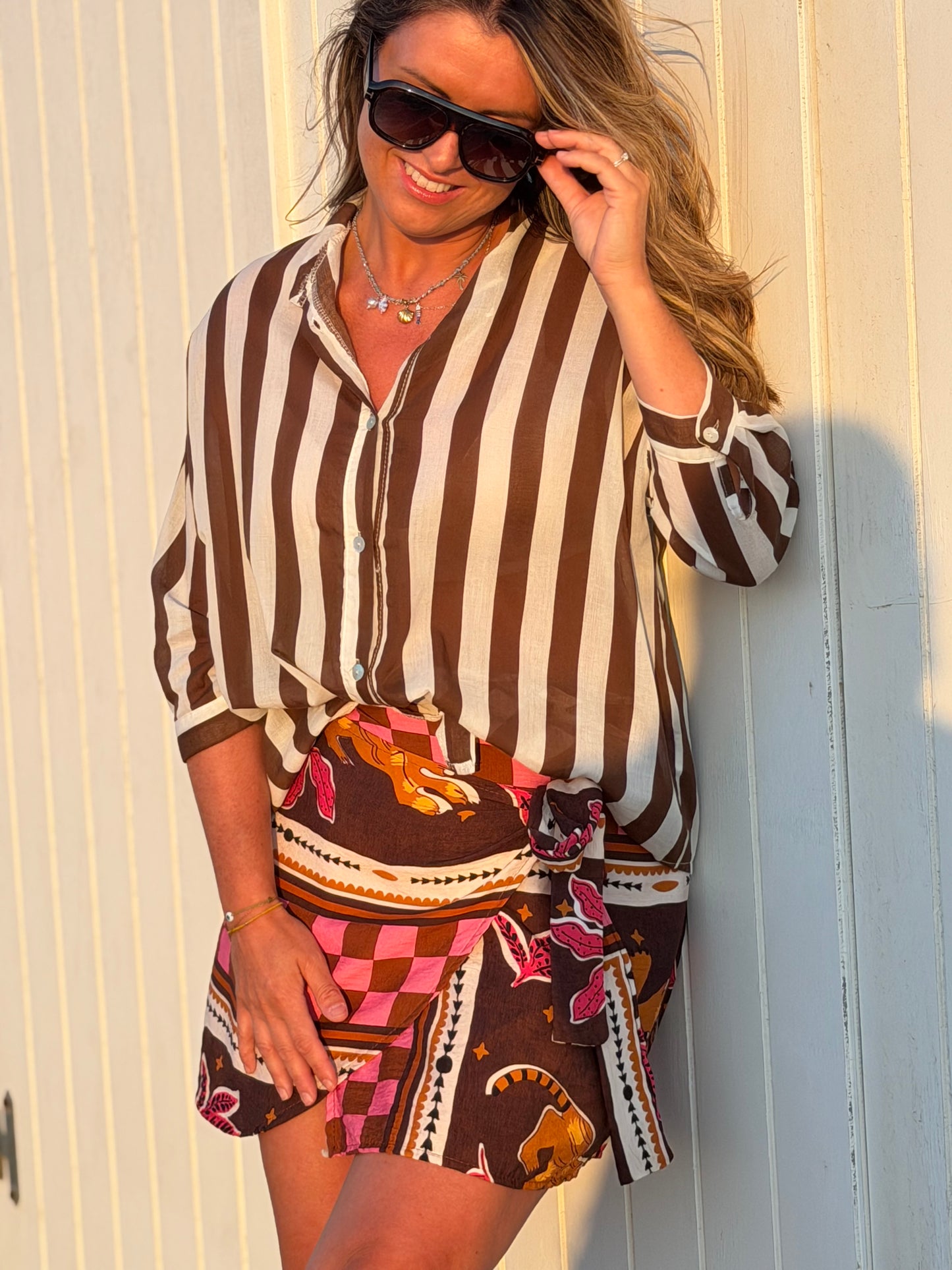 Milosa Set Bruin