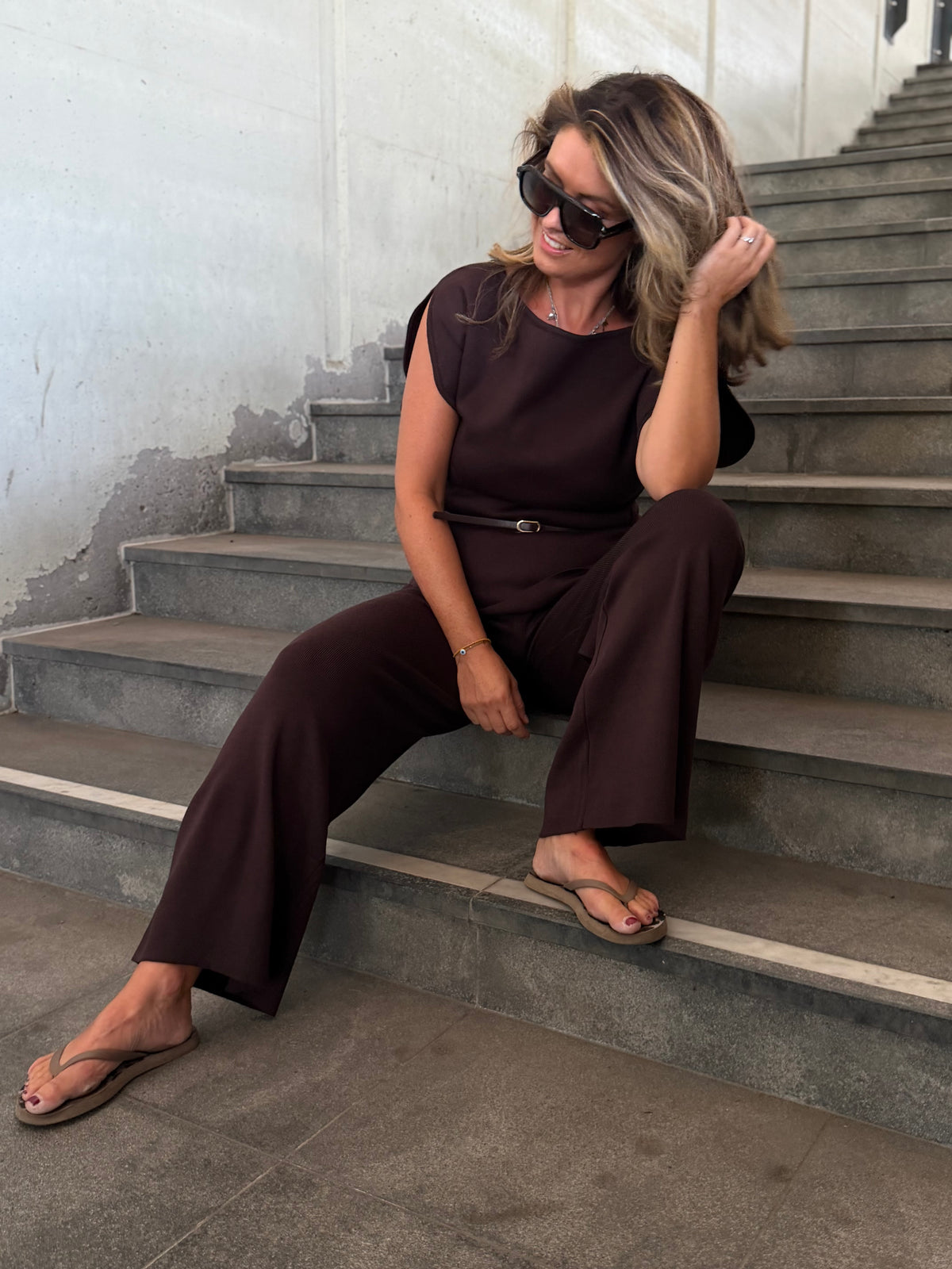Noemie Home set bruin