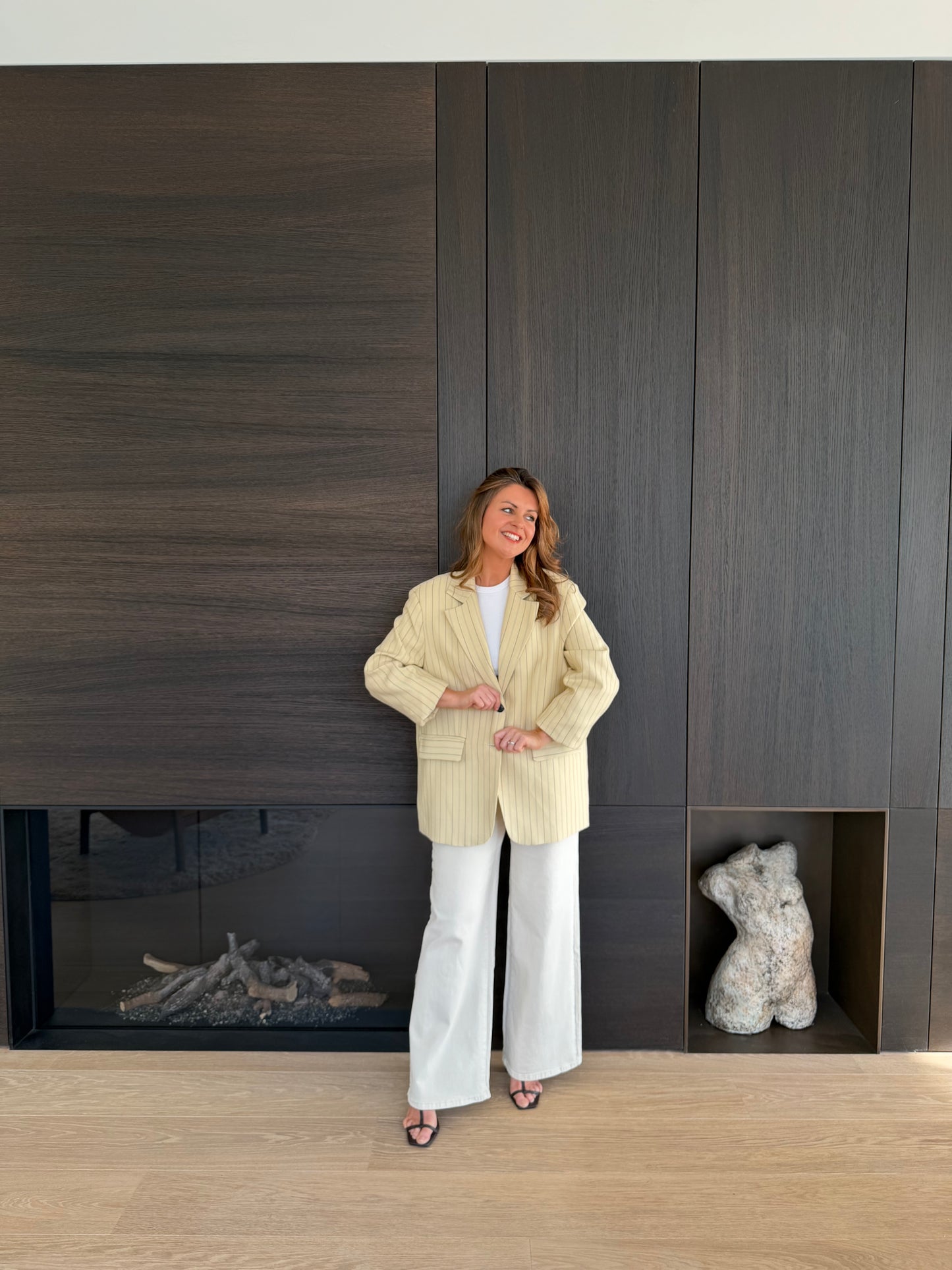 Gisèle Blazer Pastel Geel