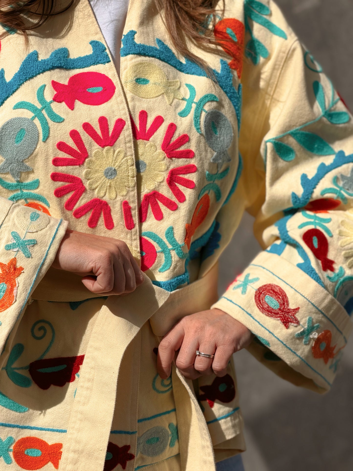 Loni Boho Jacket Yellow