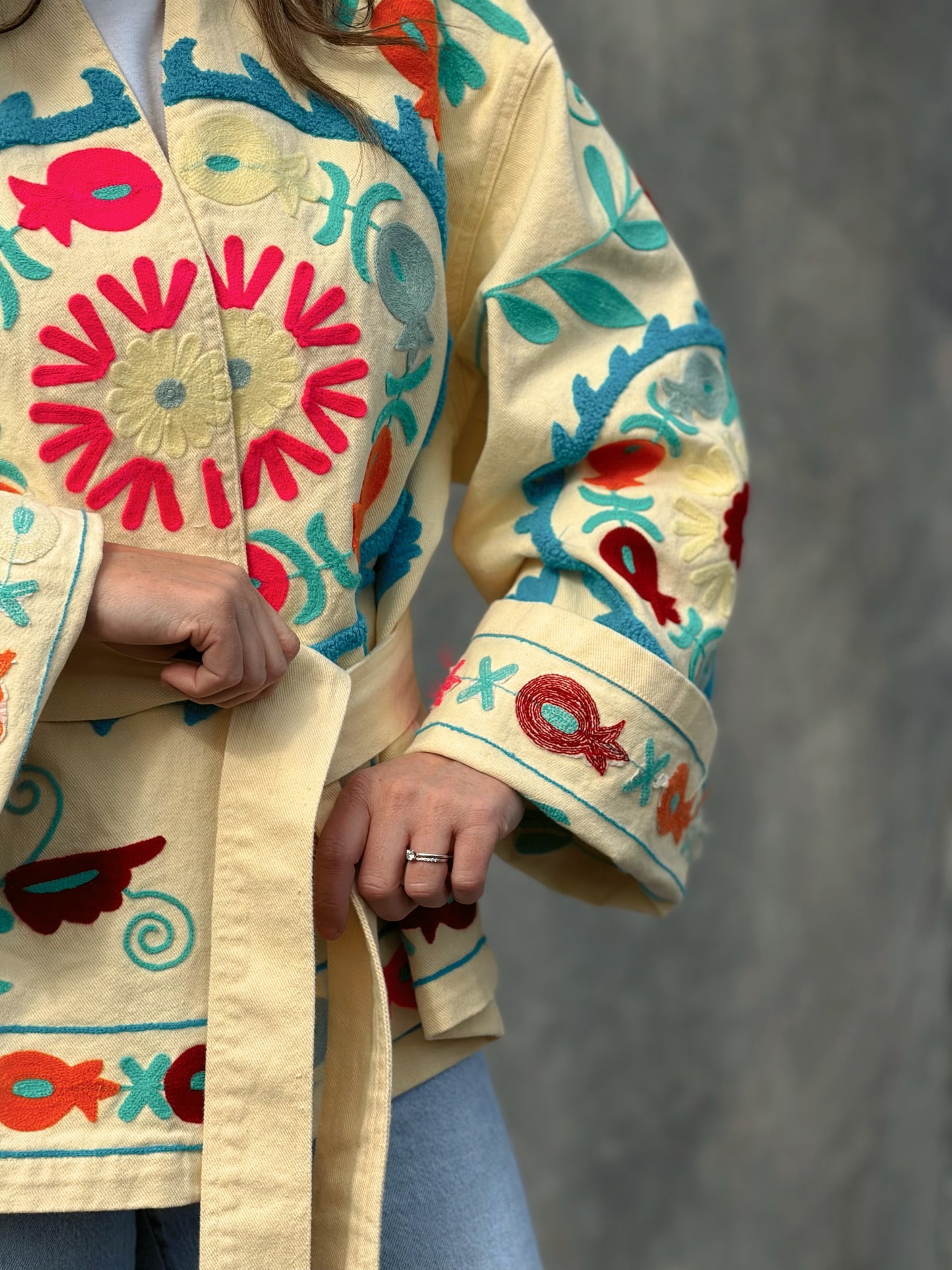 Loni Boho Jacket Yellow