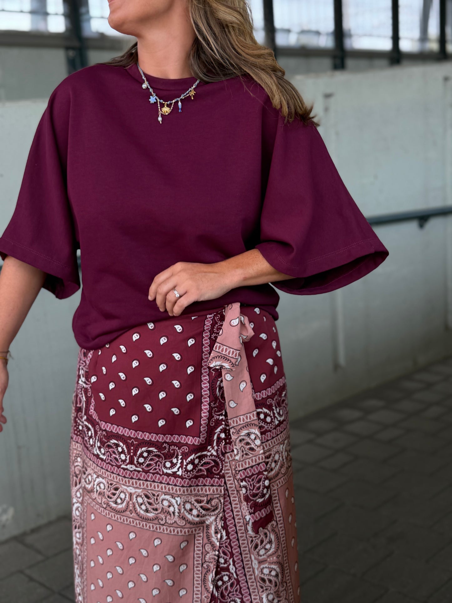 Stella Sweater t-shirt Bordeaux