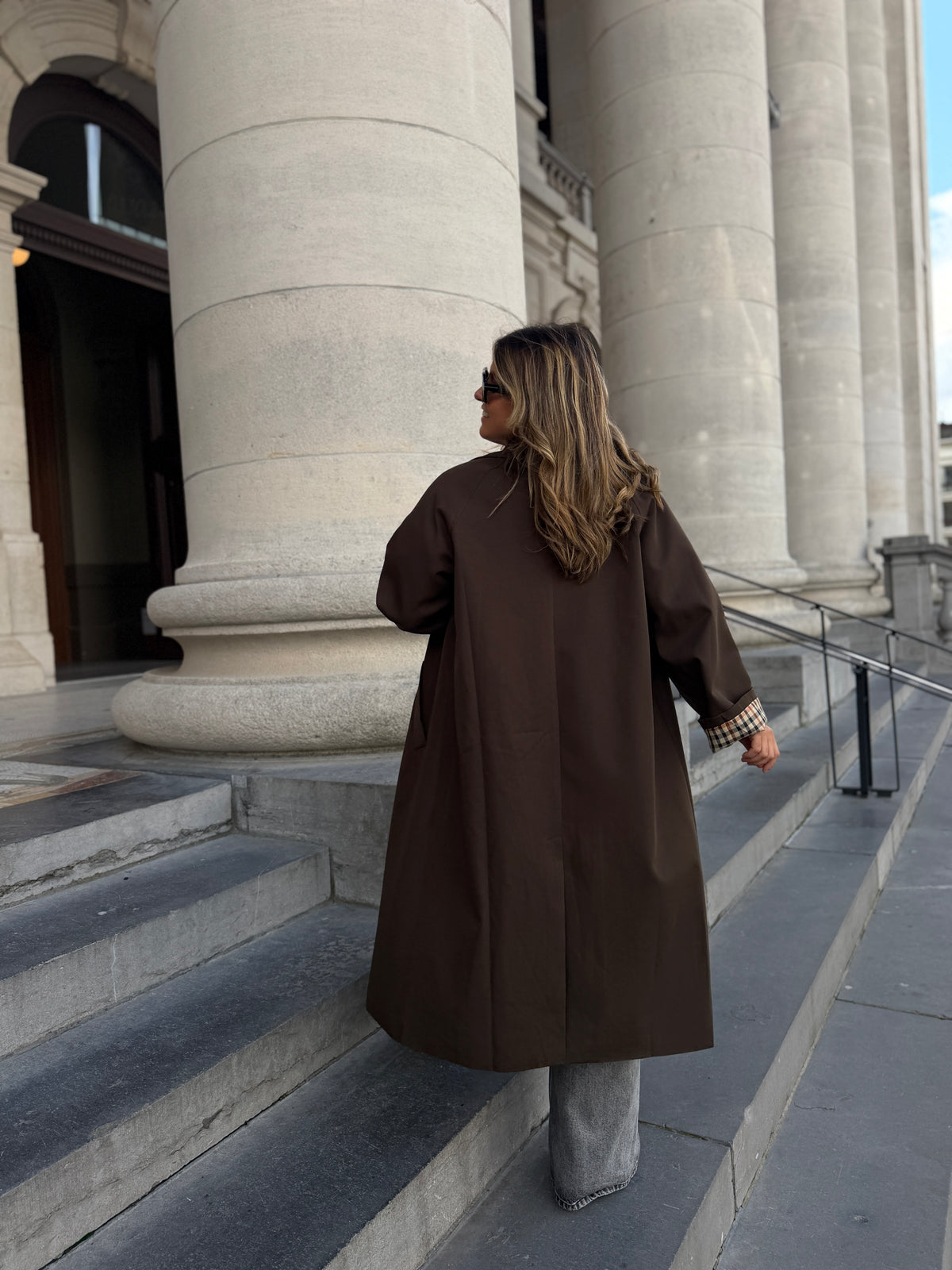 Poussin Trench coat brown