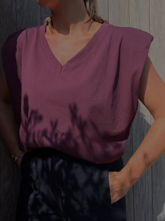 Rosi T-shirt plum